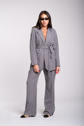 Tailleur Angel gessato grigio