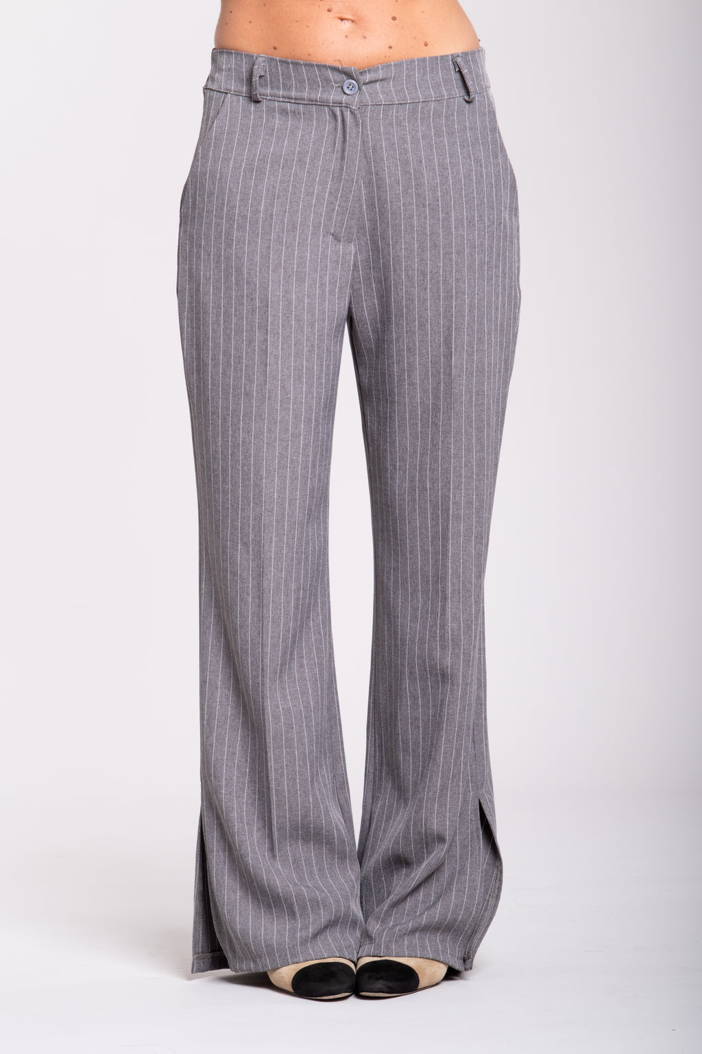 Tailleur Angel gessato grigio