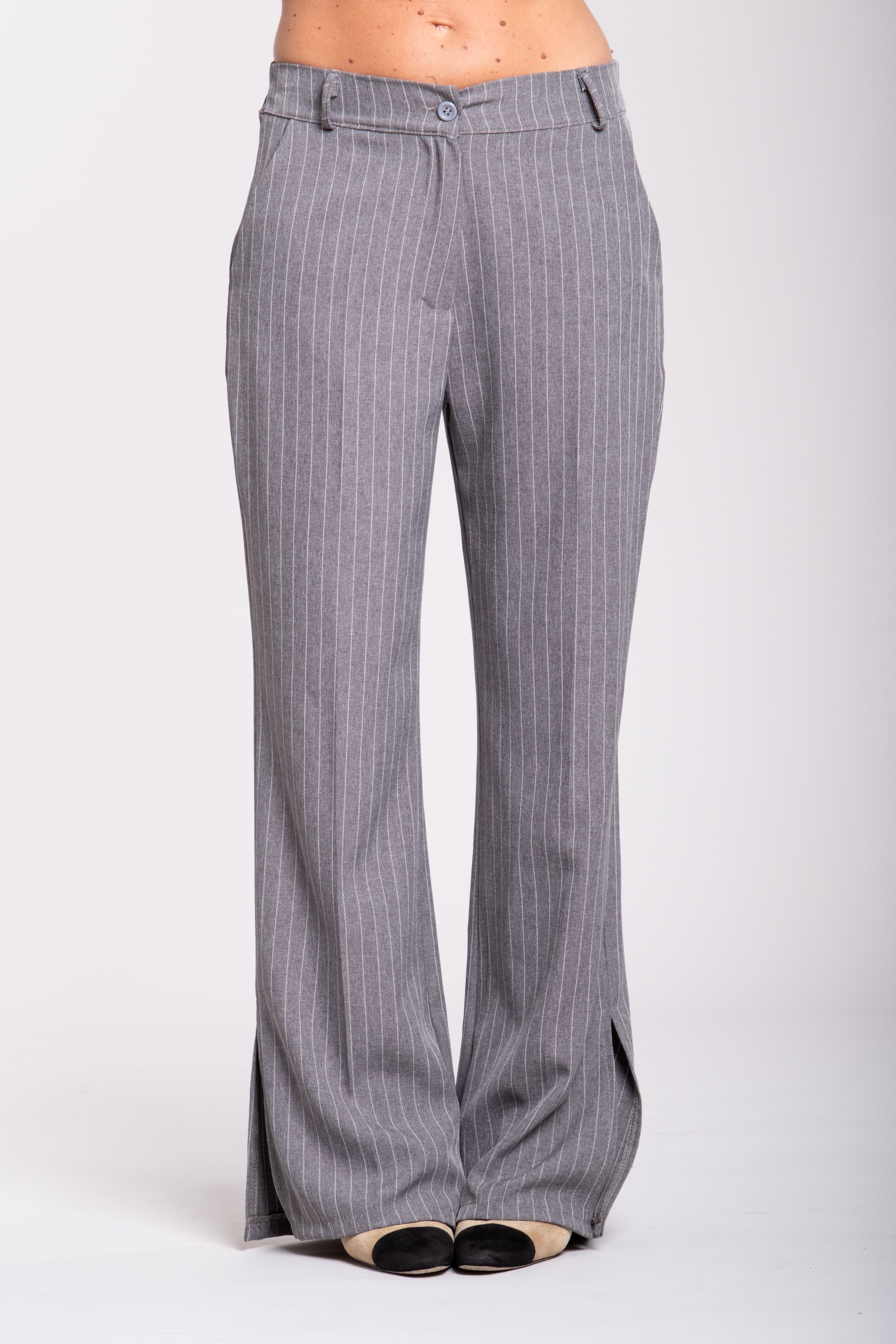 Tailleur Angel gessato grigio