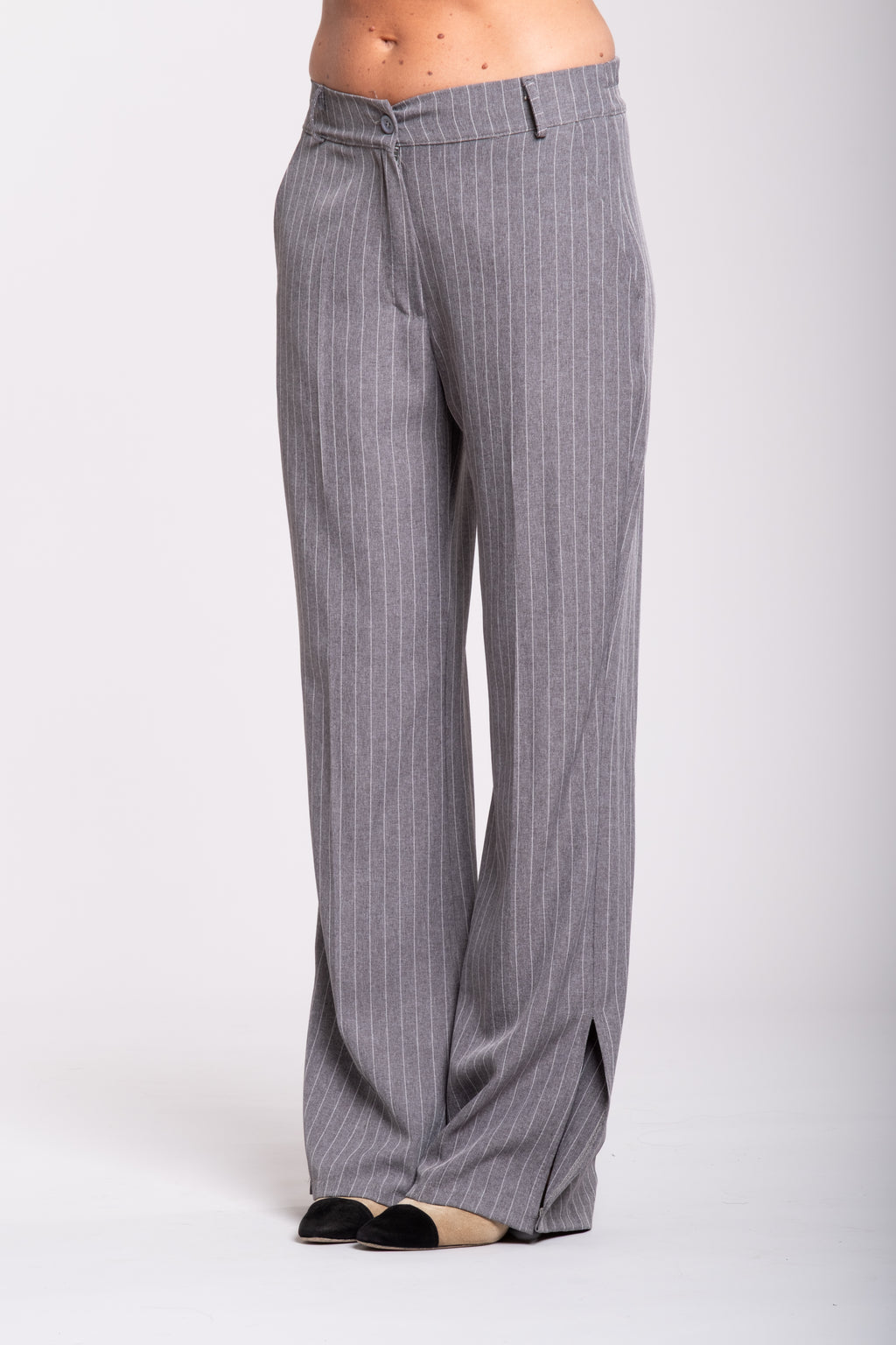 Tailleur Angel gessato grigio