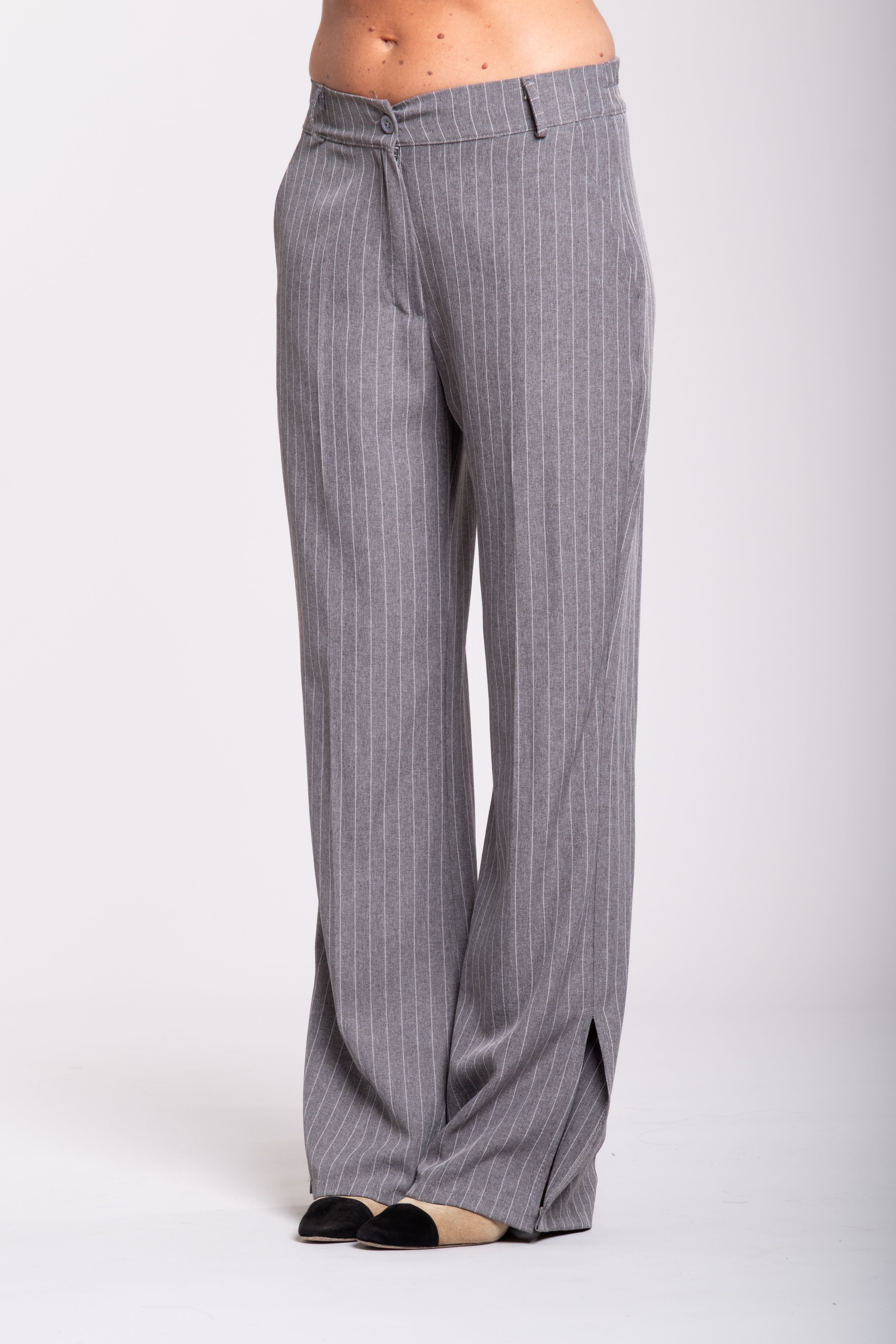 Tailleur Angel gessato grigio