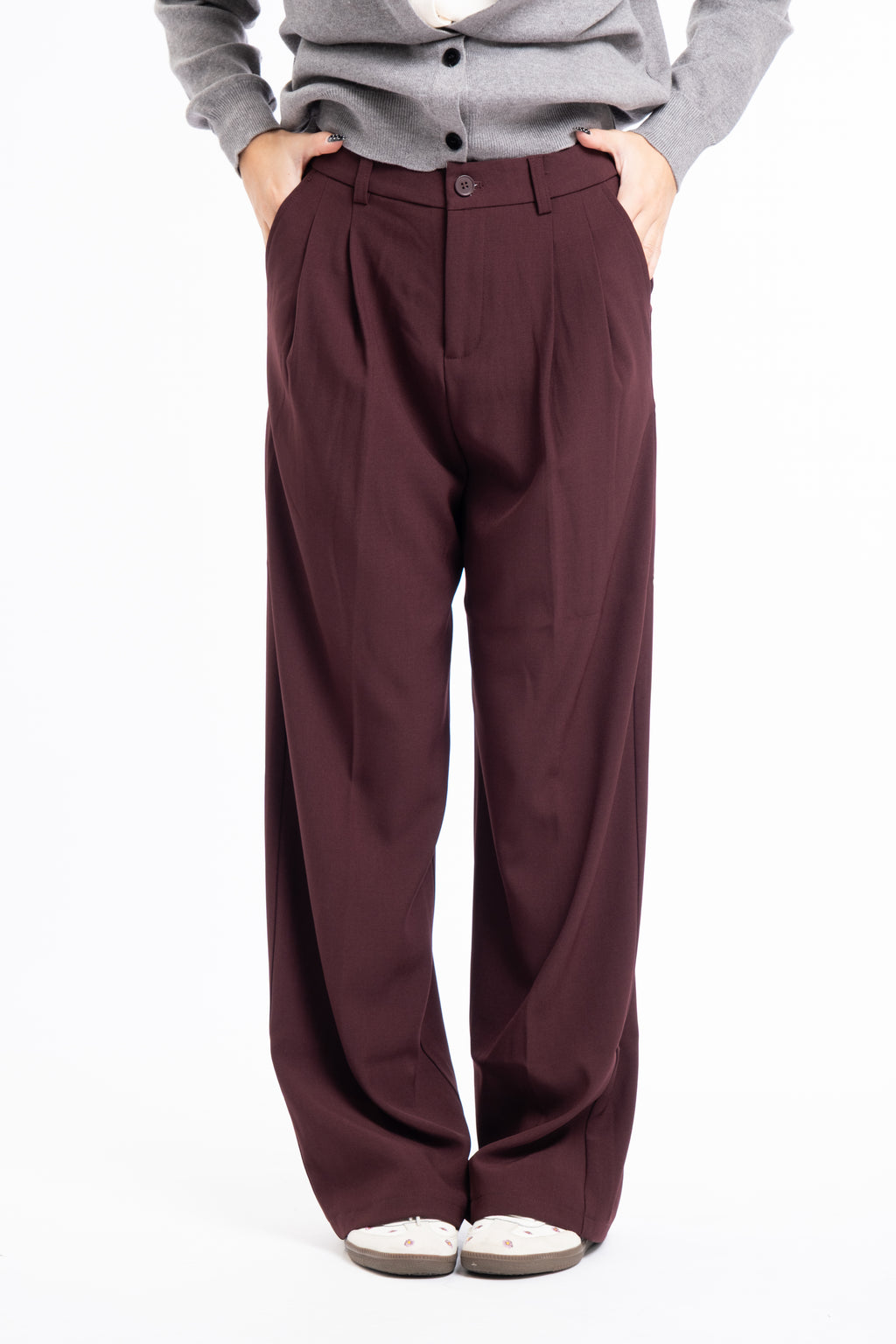 Pantalone Eleonora bordeaux