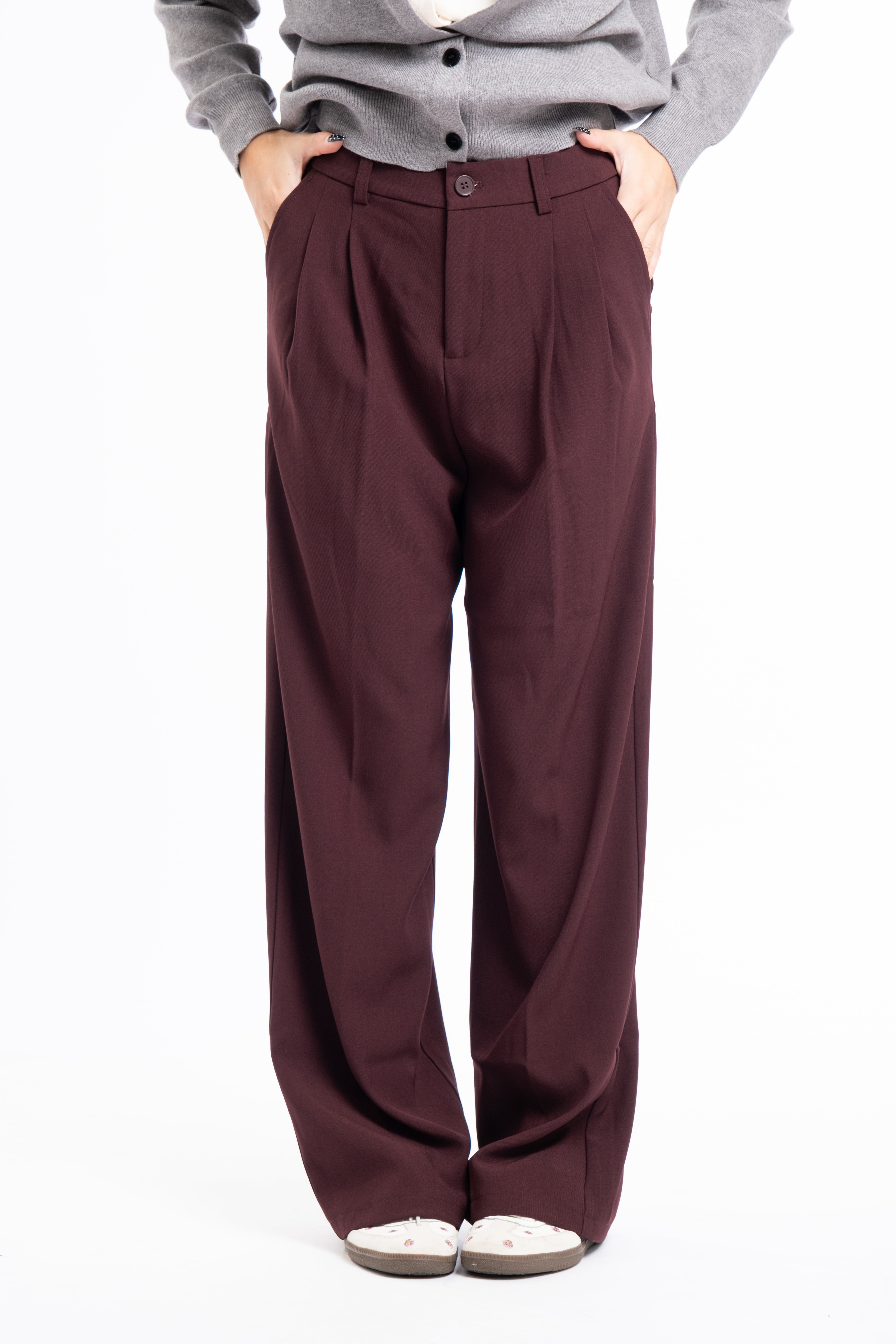 Pantalone Eleonora bordeaux