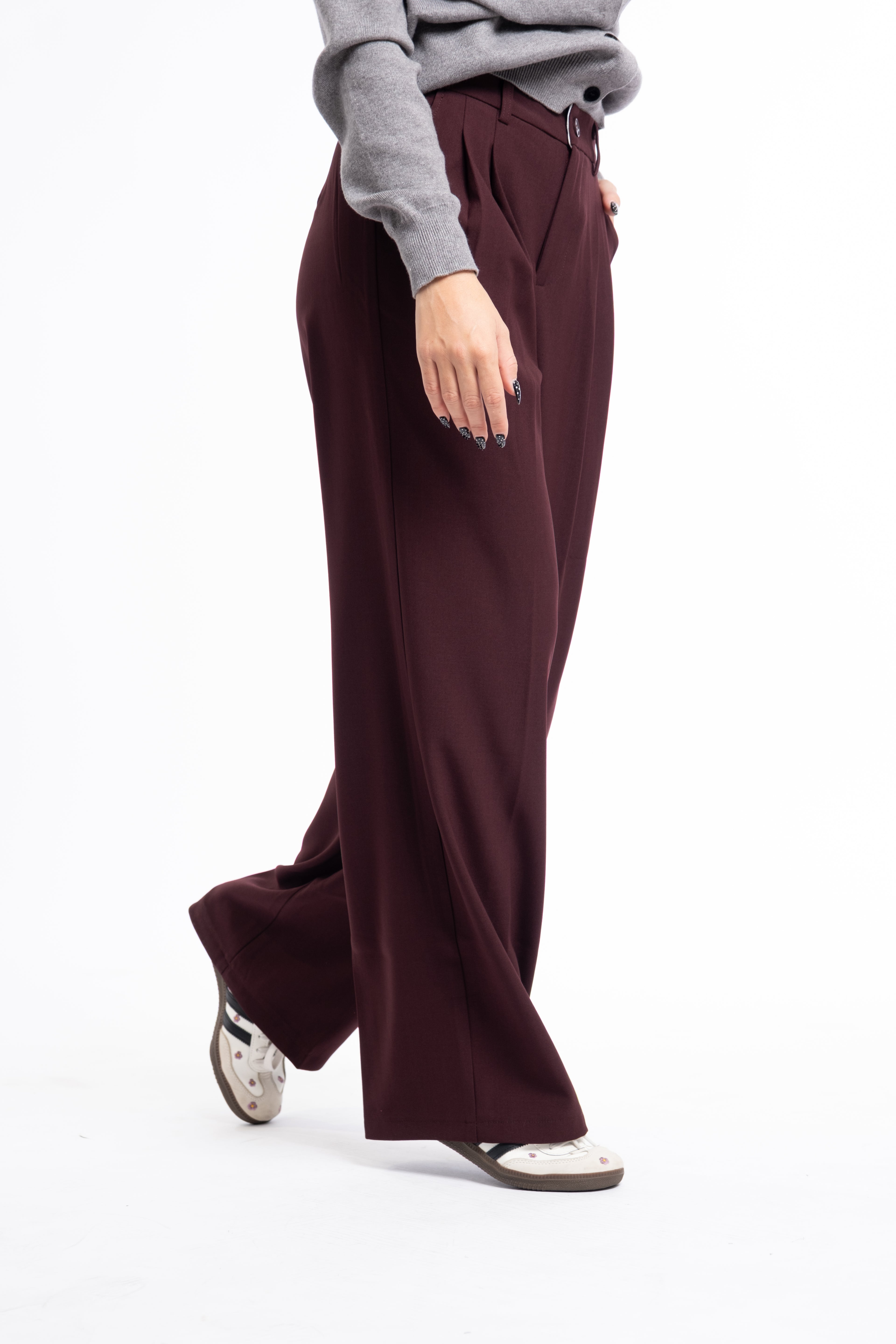 Pantalone Eleonora bordeaux