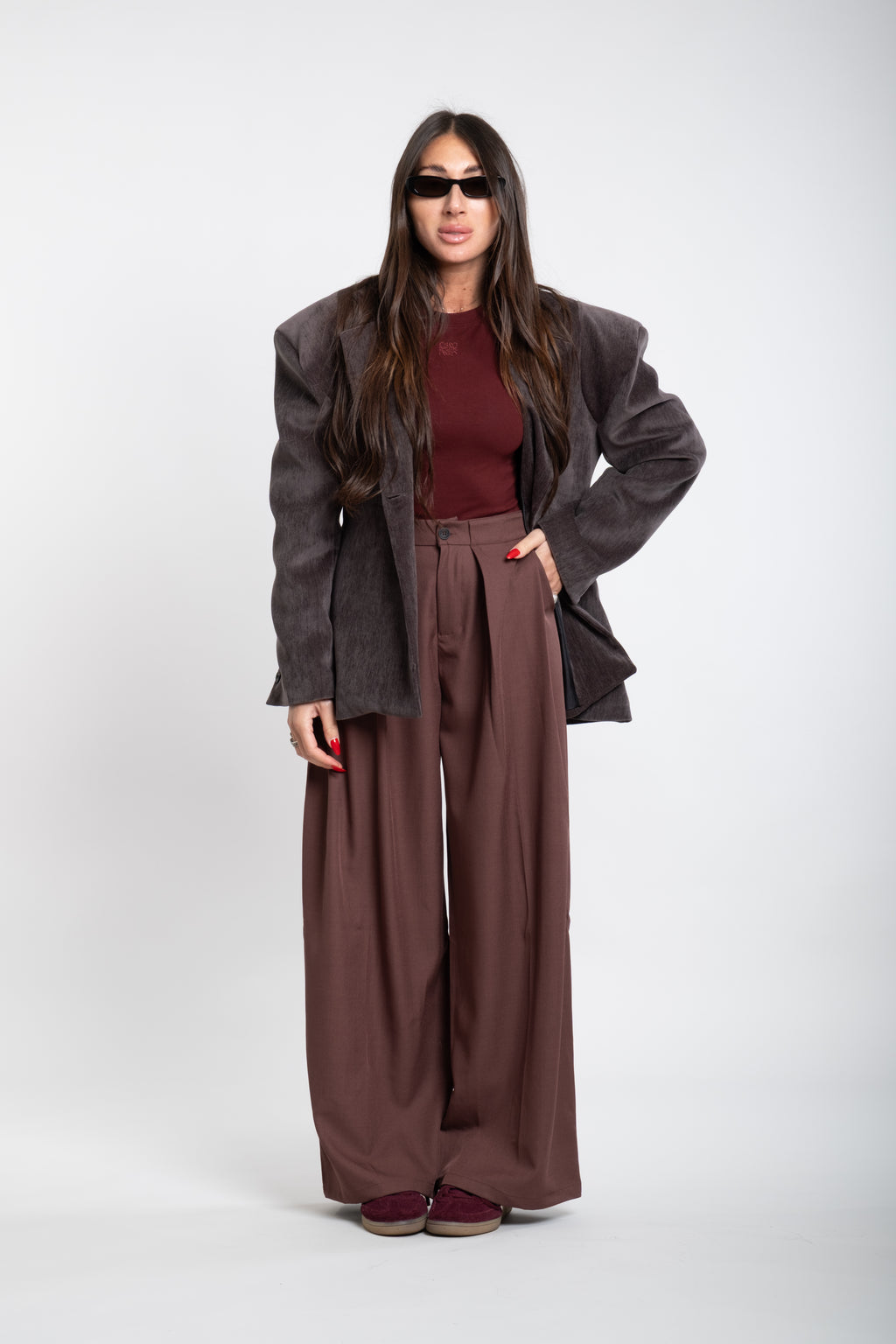 Pantalone elisir bordeaux