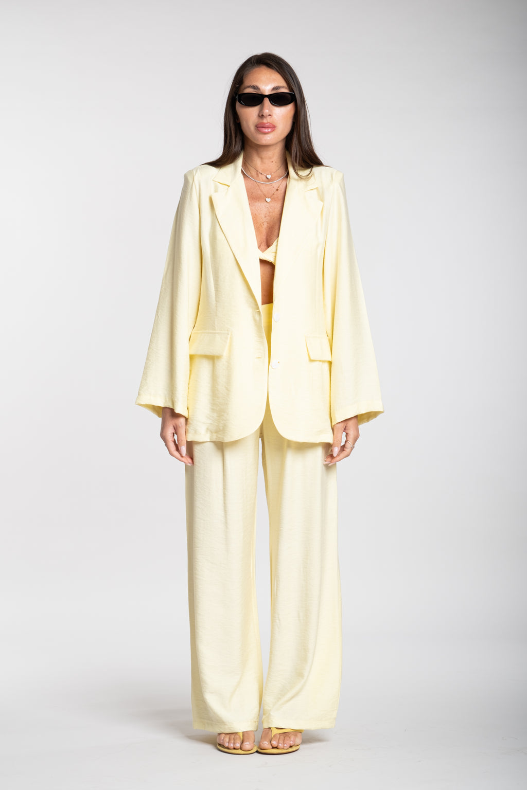 Tailleur tris Giulia giallo