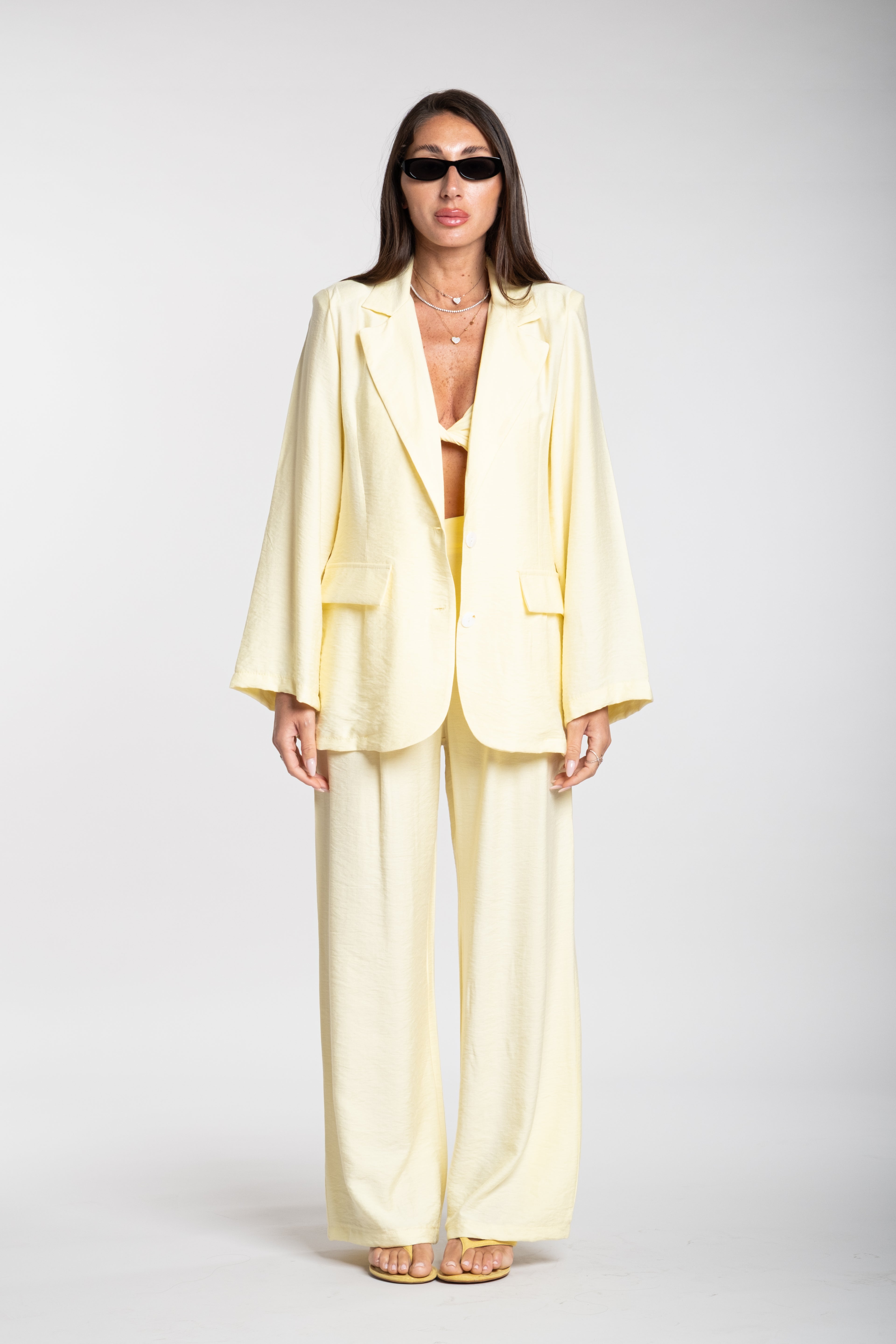 Tailleur tris Giulia giallo