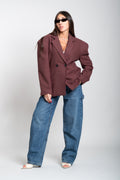 Jeans ballon vita alta