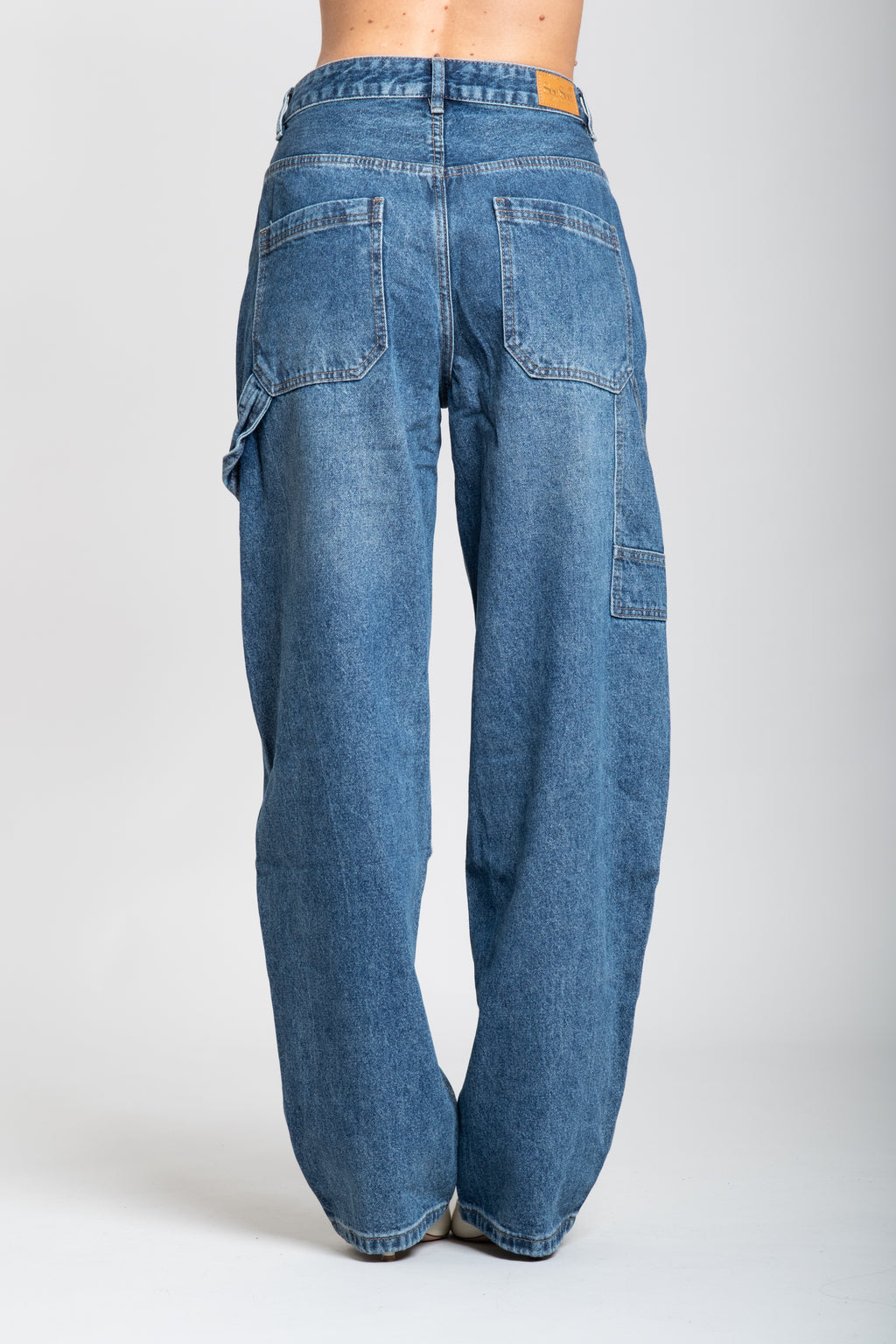 Jeans ballon vita alta
