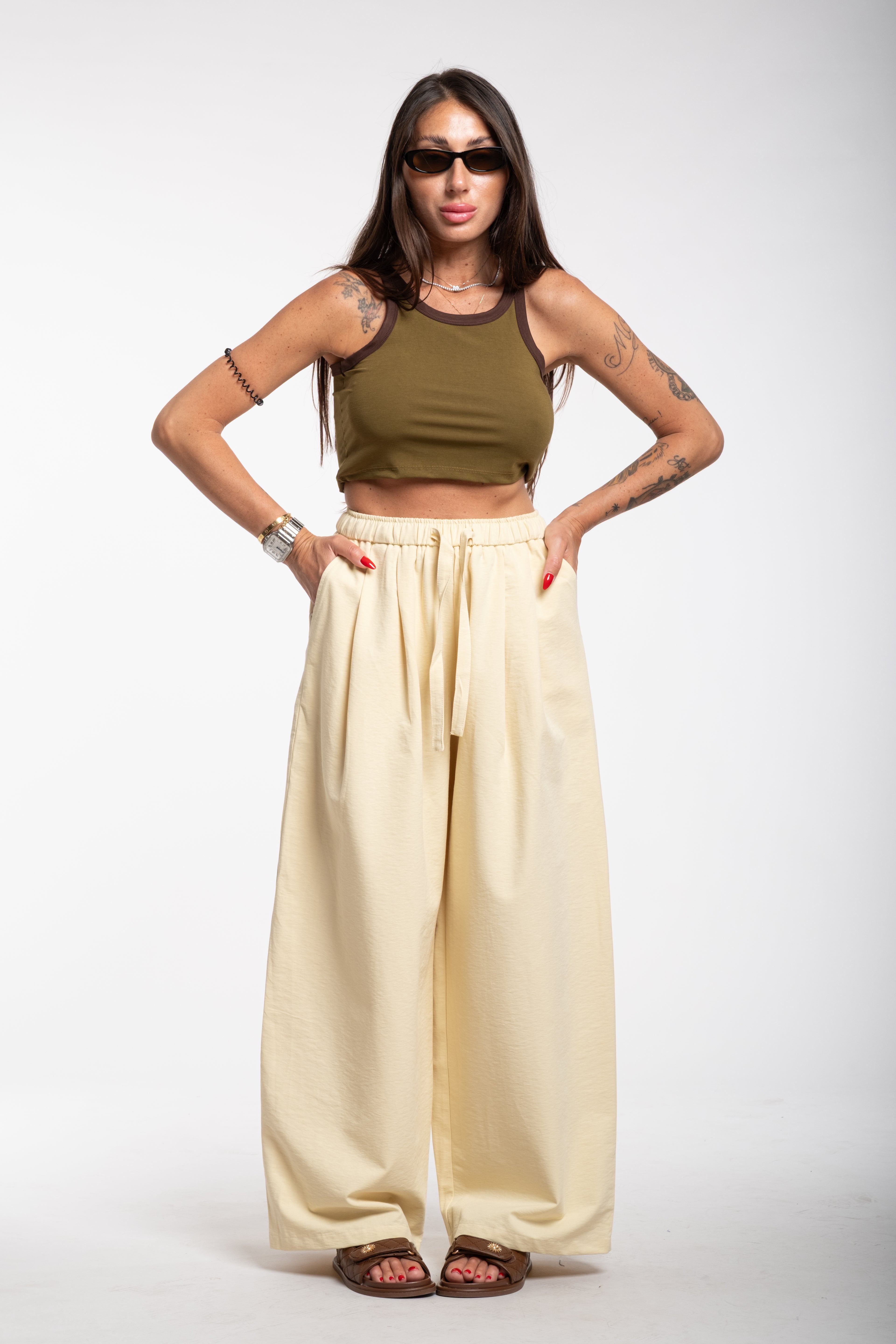 Canotta crop verde