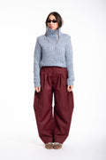 Pantalone mon amour bordeaux