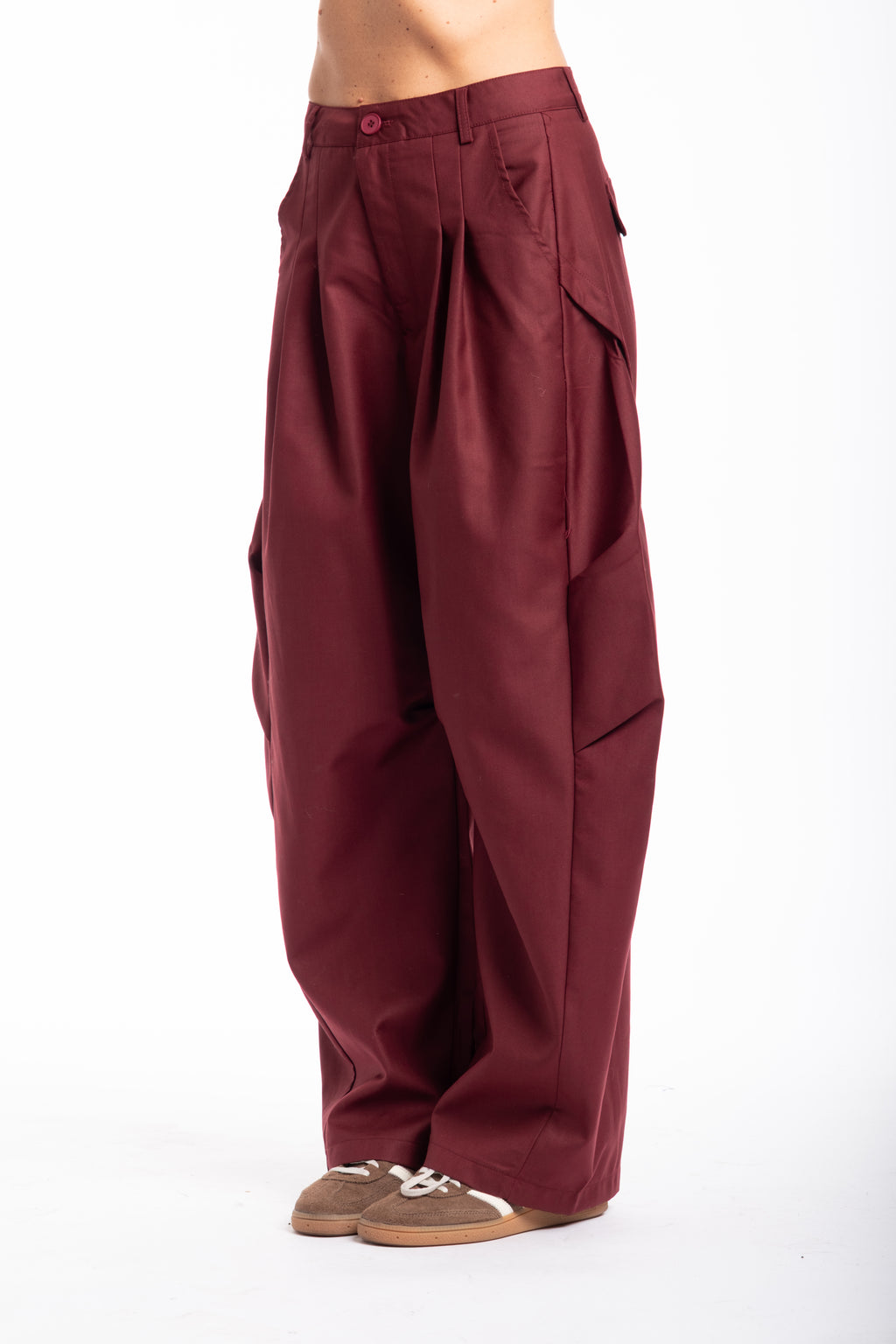 Pantalone mon amour bordeaux