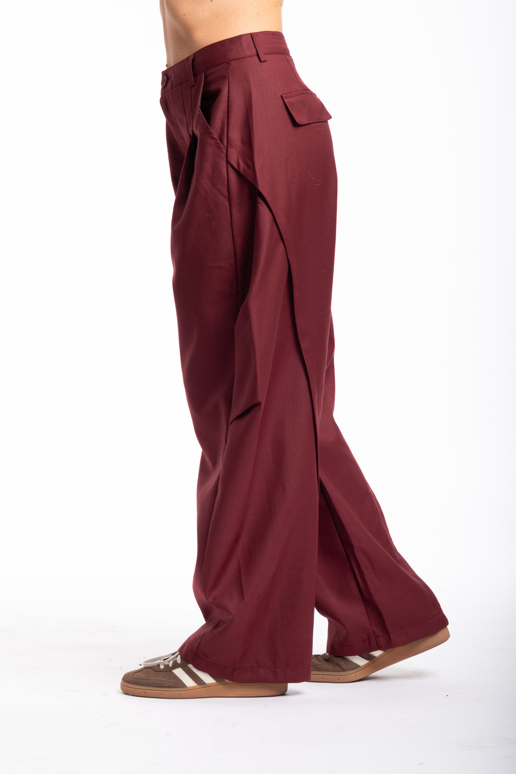 Pantalone mon amour bordeaux