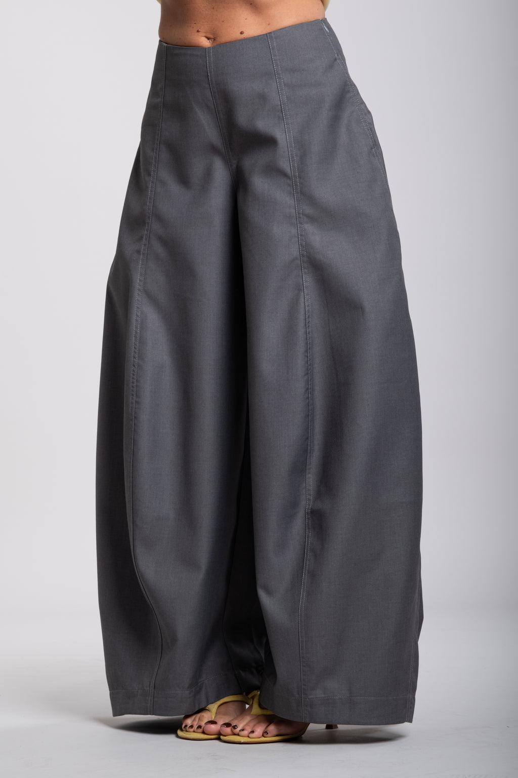 Pantalone campana grigio
