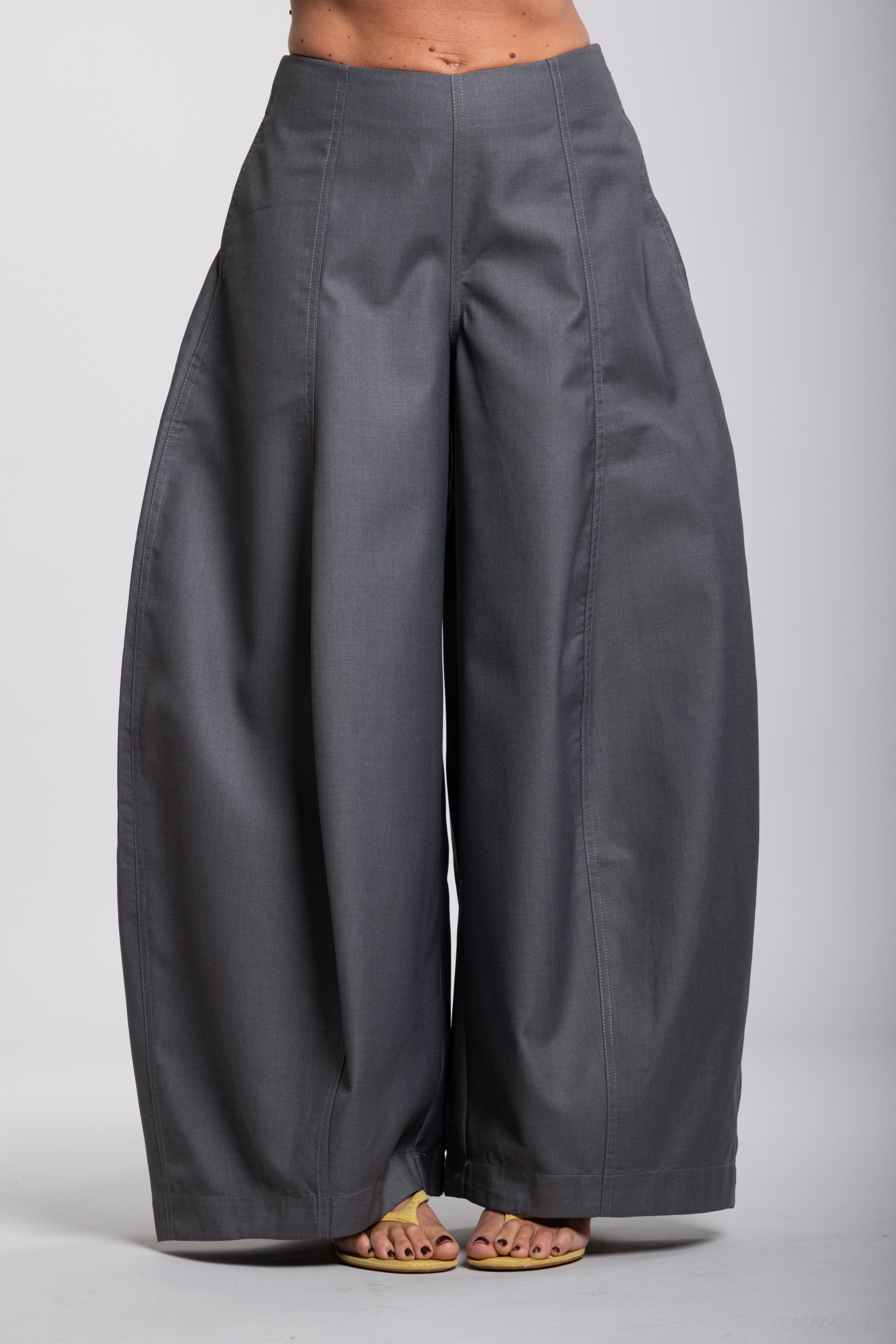 Pantalone campana grigio