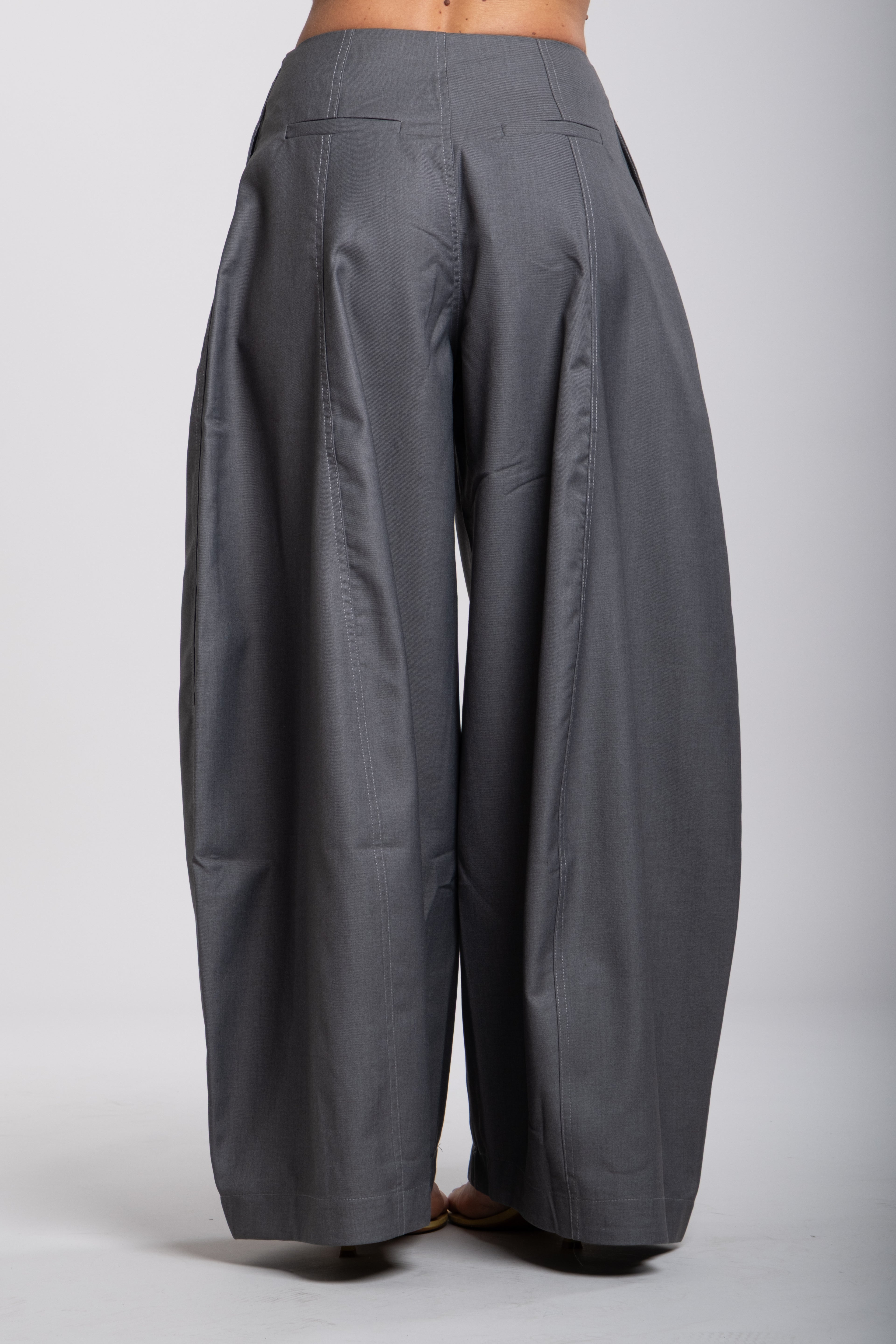 Pantalone campana grigio
