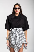 Maglia spallina nera