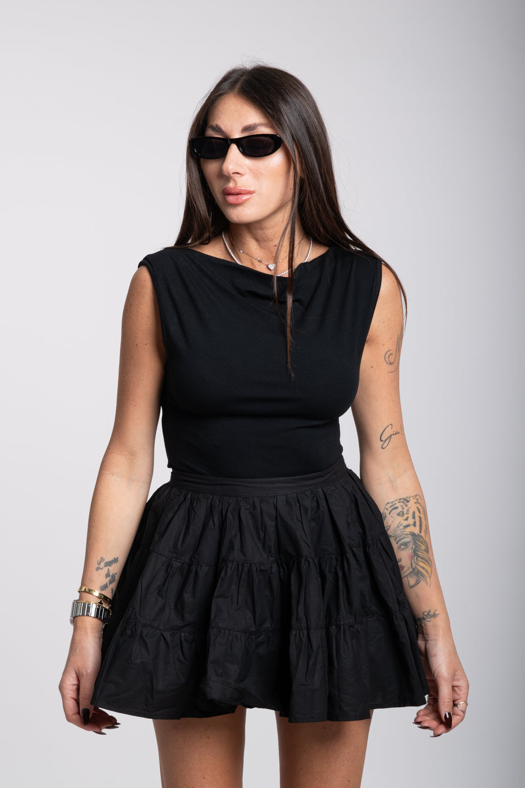 Coordinato bon ton nero