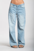 Jeans vita bassa chiaro (13901)