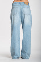 Jeans vita bassa chiaro (13901)