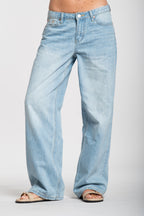 Jeans vita bassa chiaro (13901)