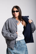 Giubbotto Lumina double-face blu