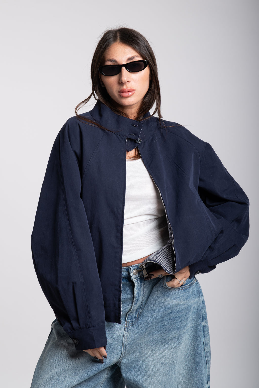 Giubbotto Lumina double-face blu