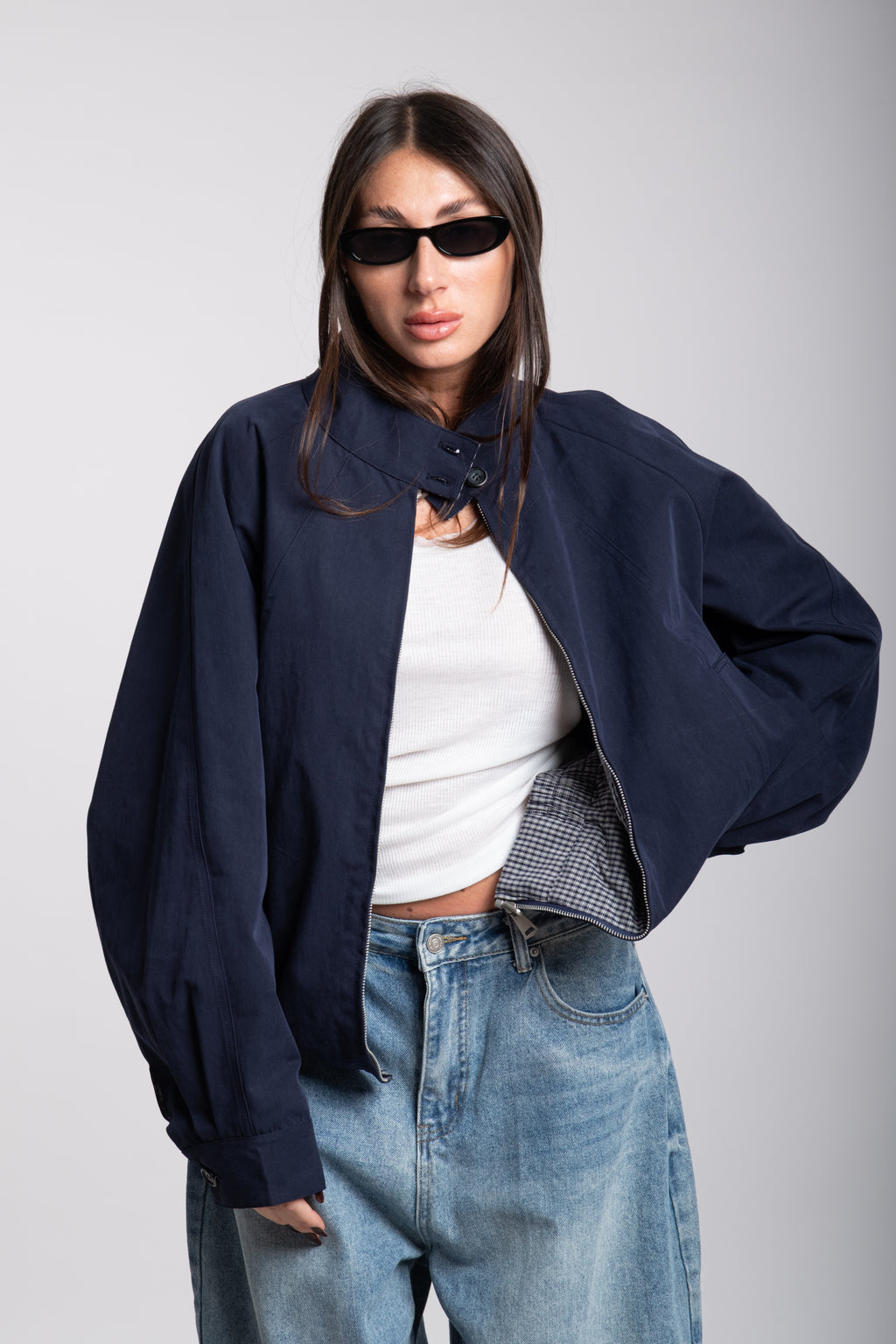 Giubbotto Lumina double-face blu