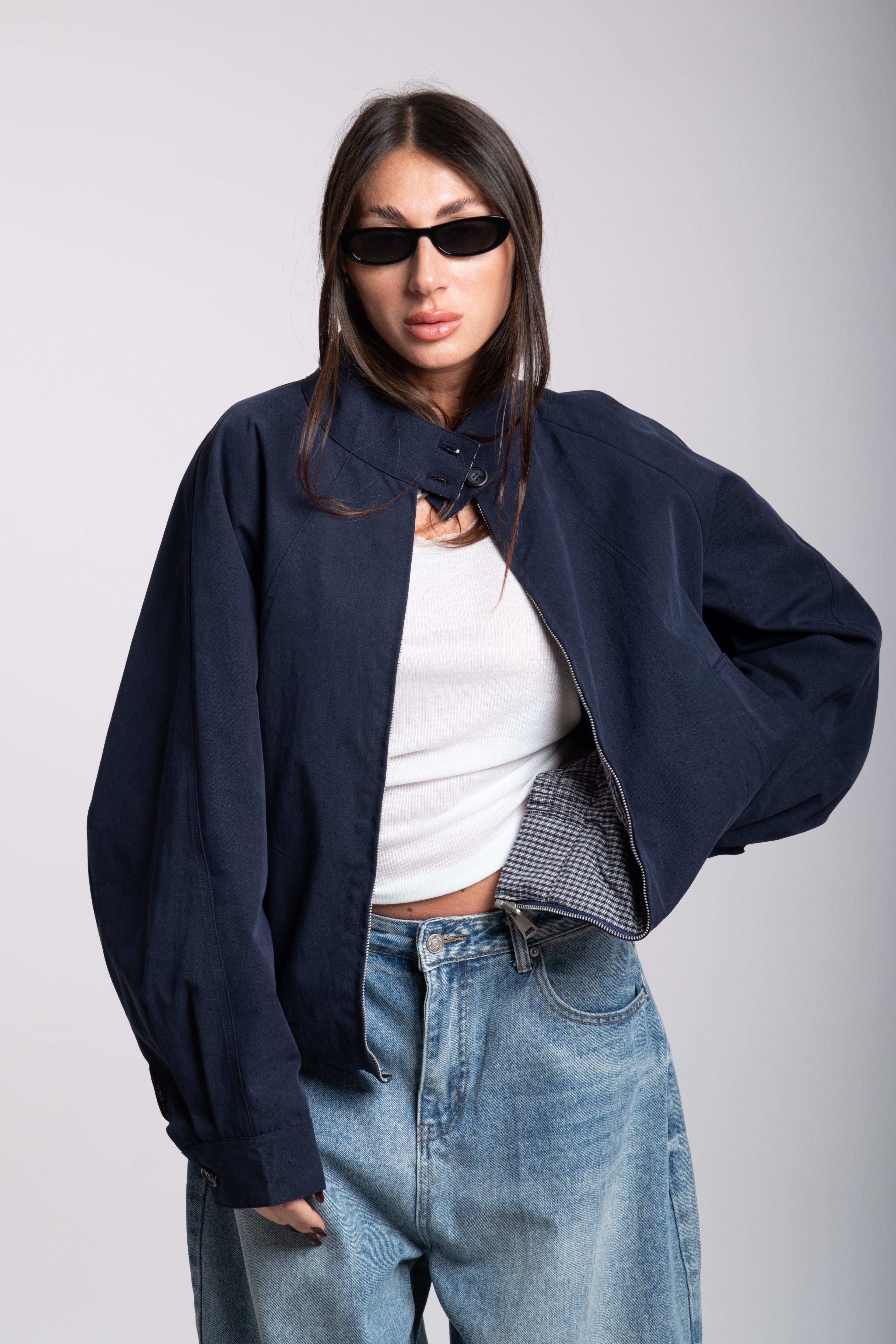 Giubbotto Lumina double-face blu
