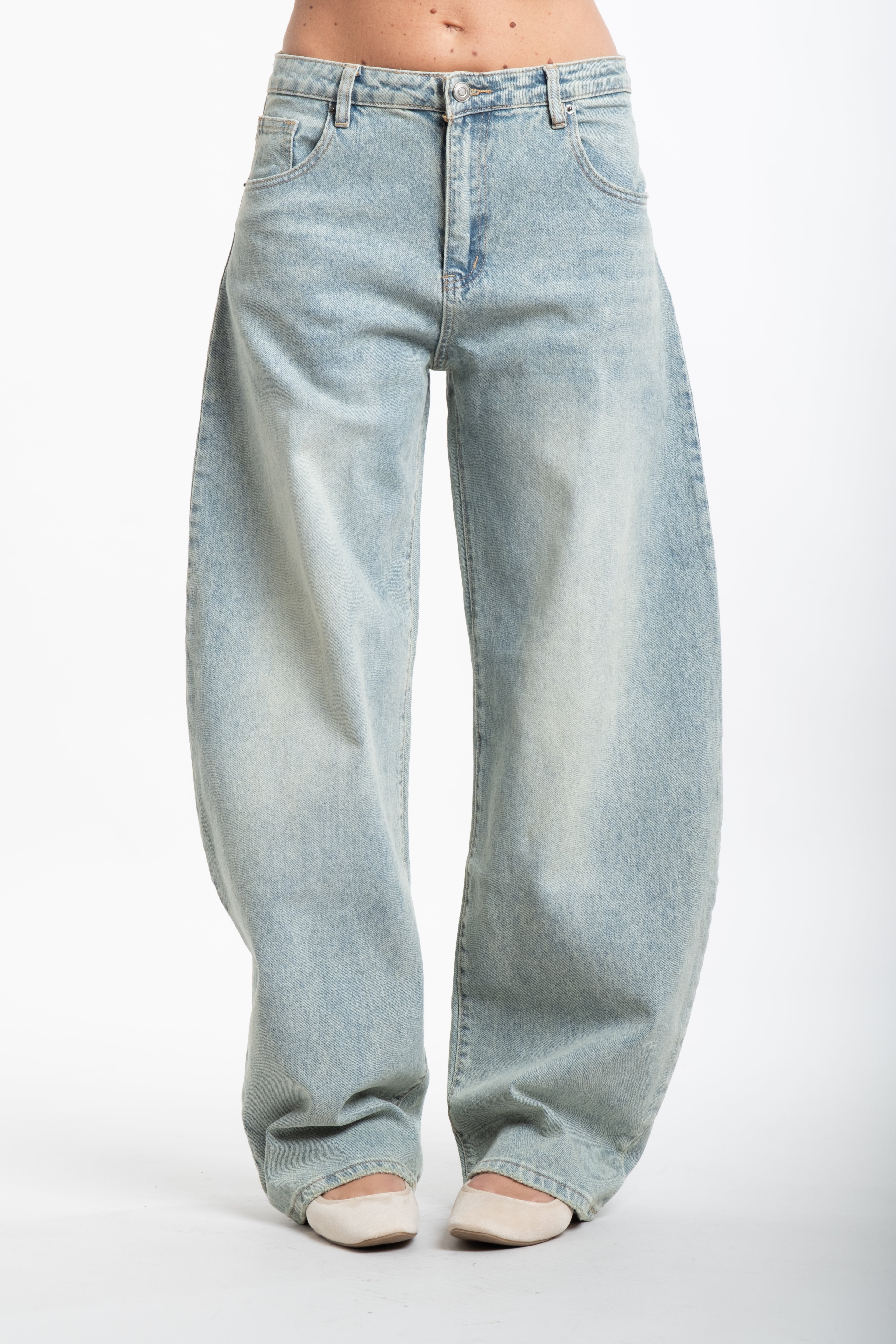 Jeans ballon chiaro