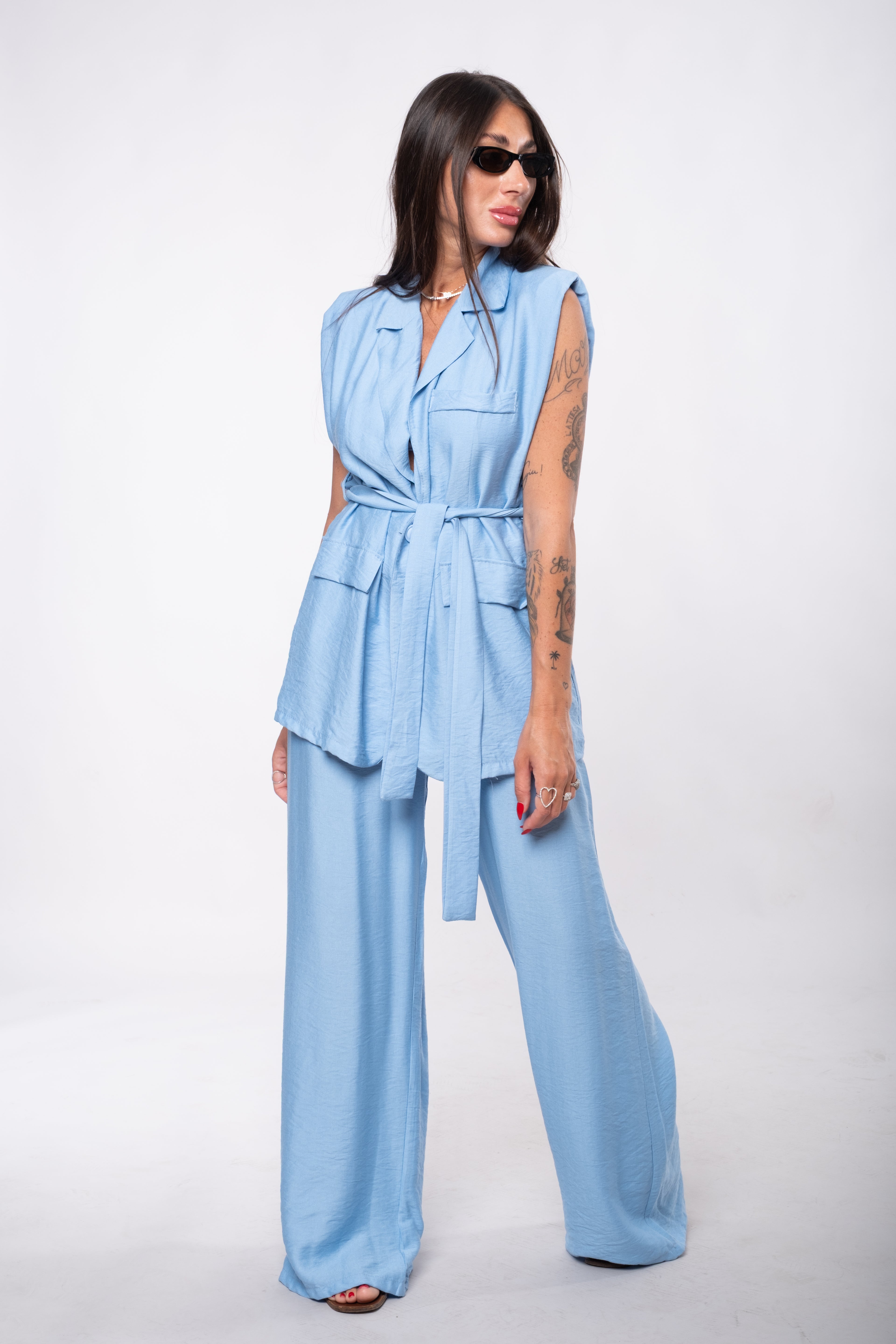 Tailleur Sole celeste