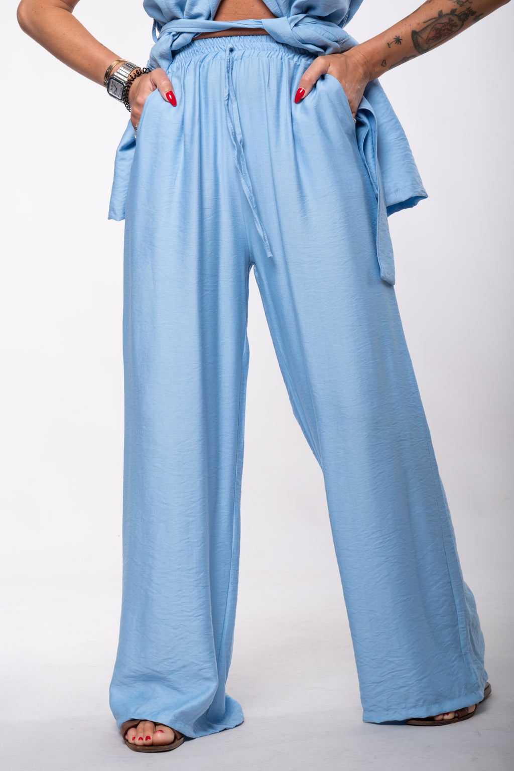Tailleur Sole celeste