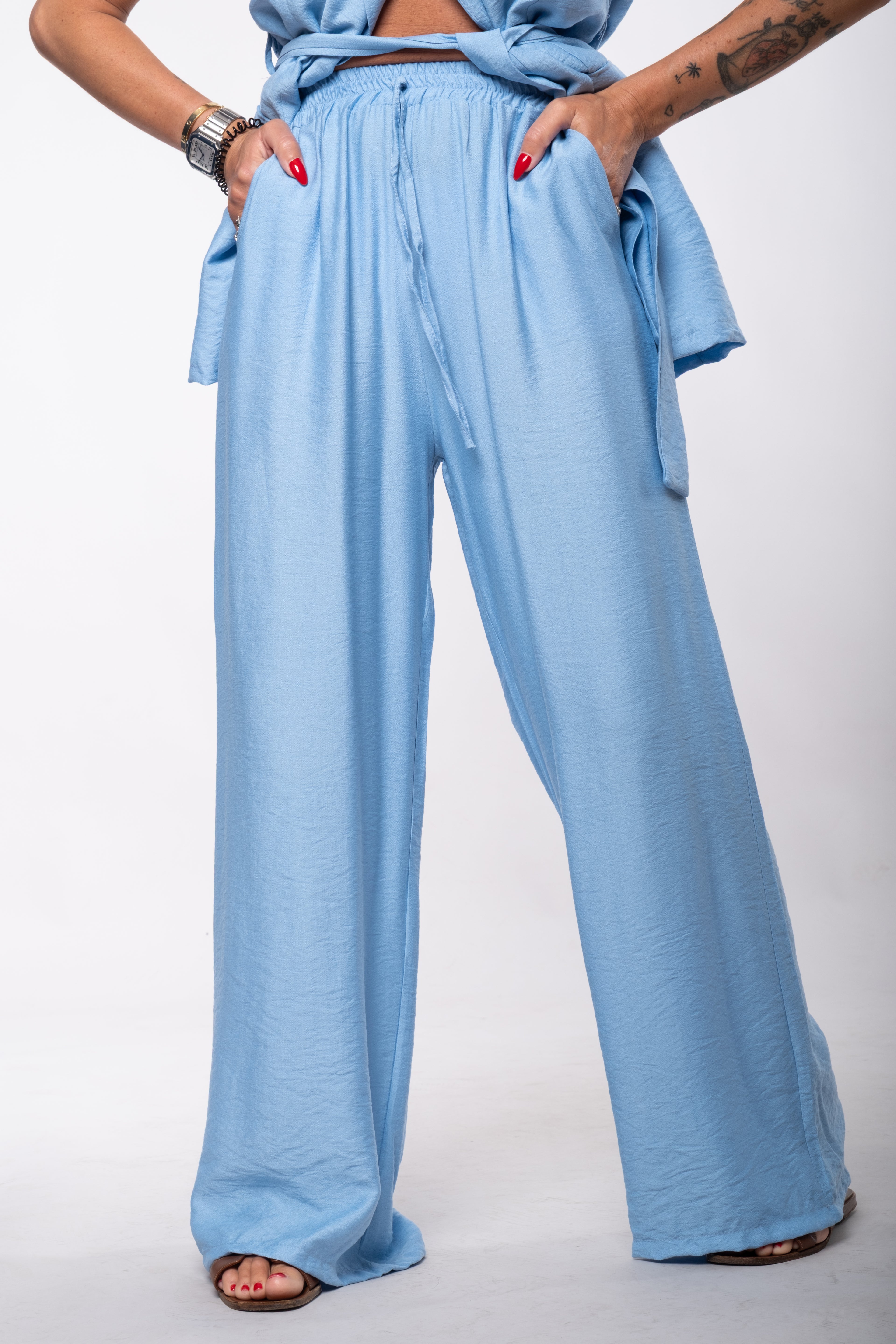 Tailleur Sole celeste