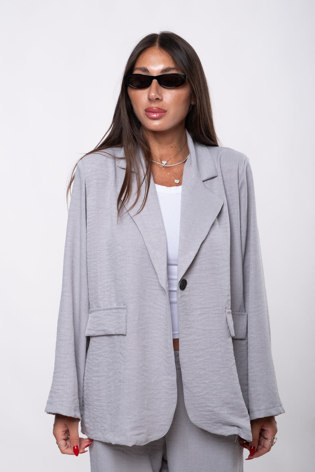 Tailleur Antonia grigio