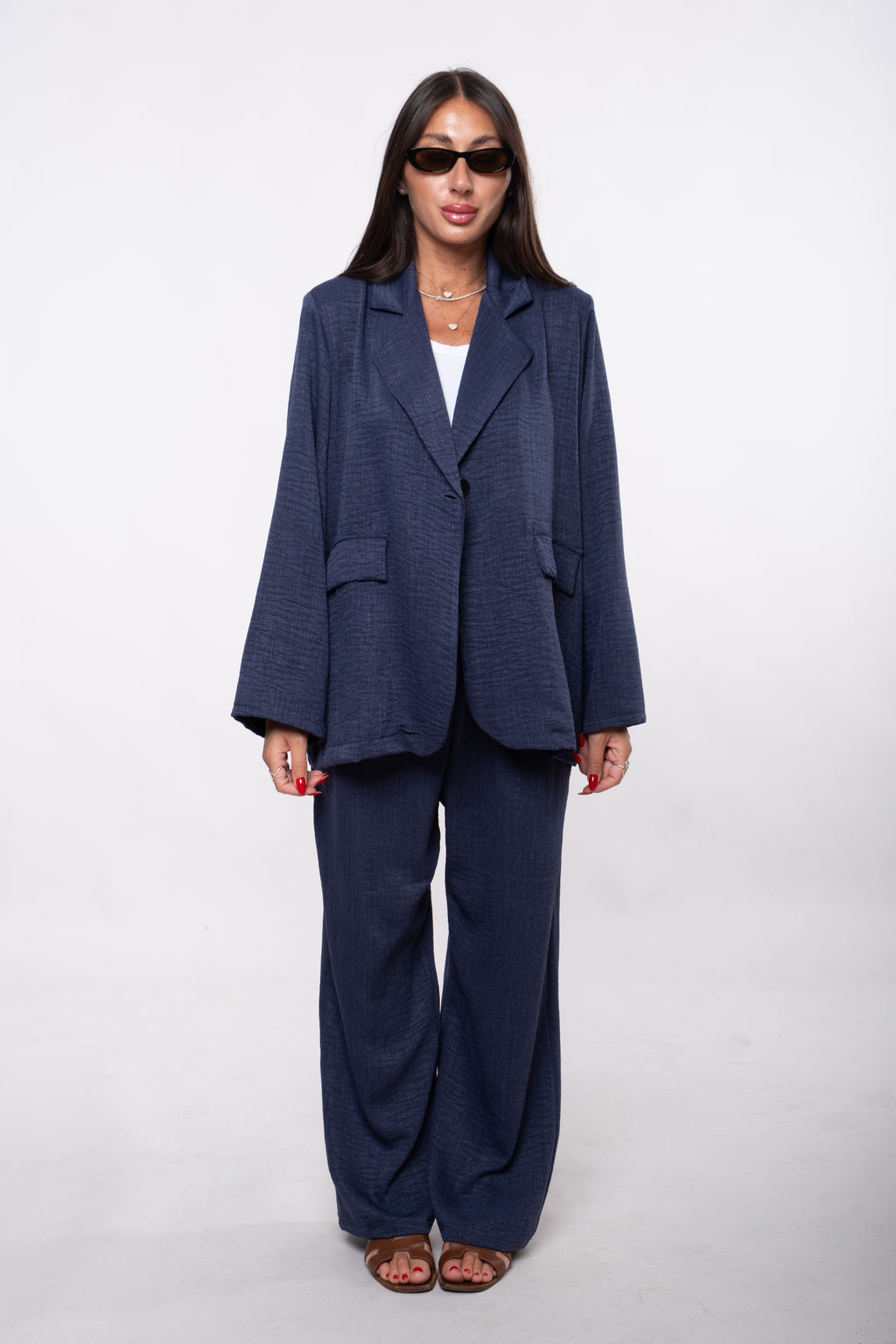 Tailleur Antonia blu