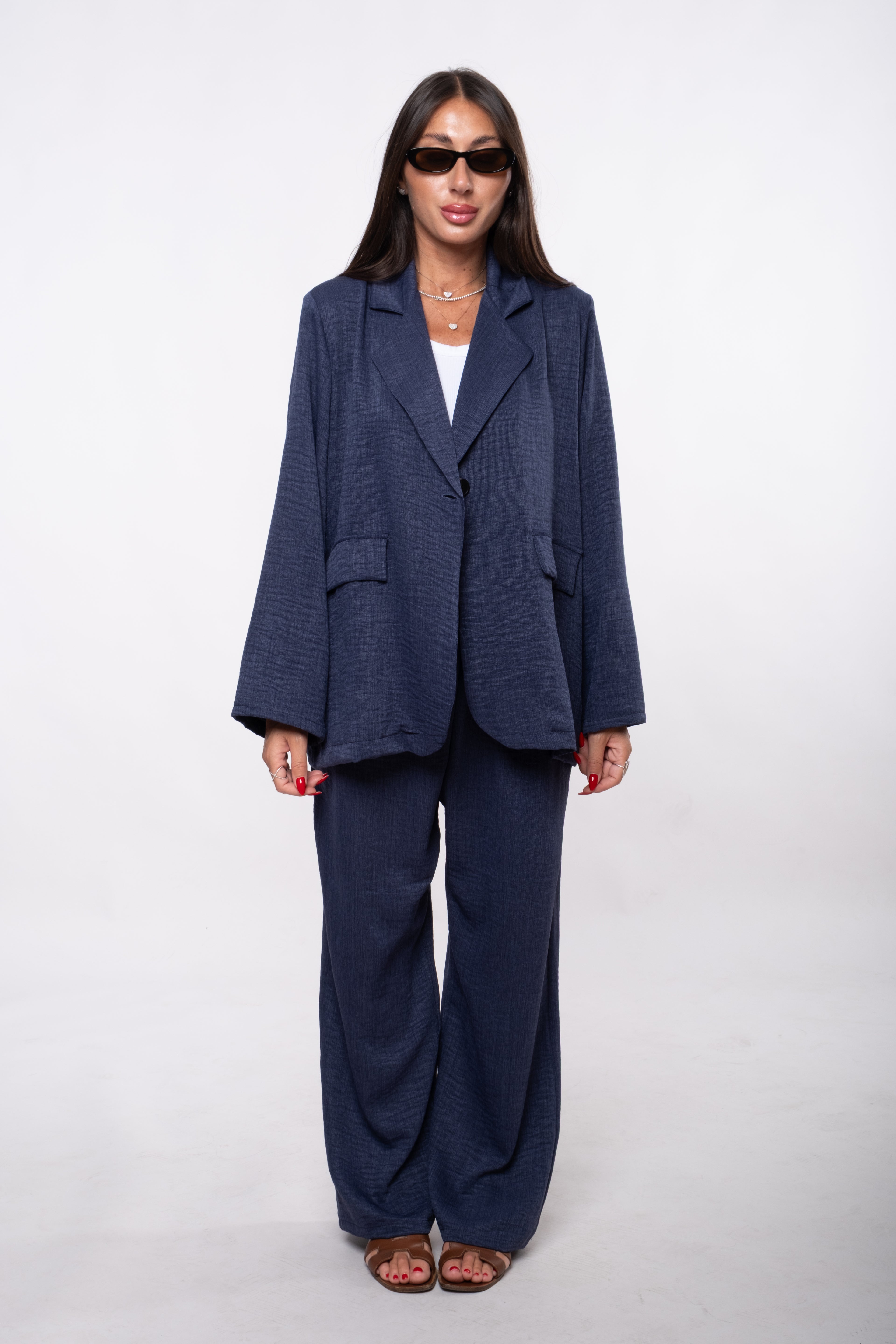 Tailleur Antonia blu