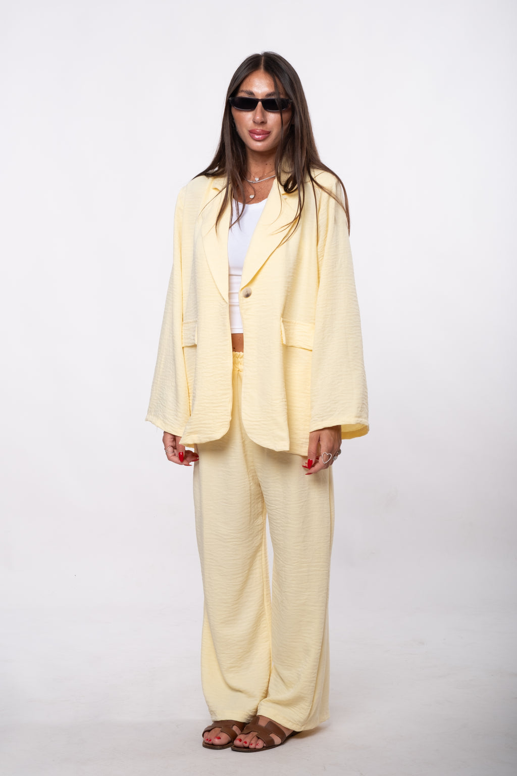 Tailleur Antonia giallo