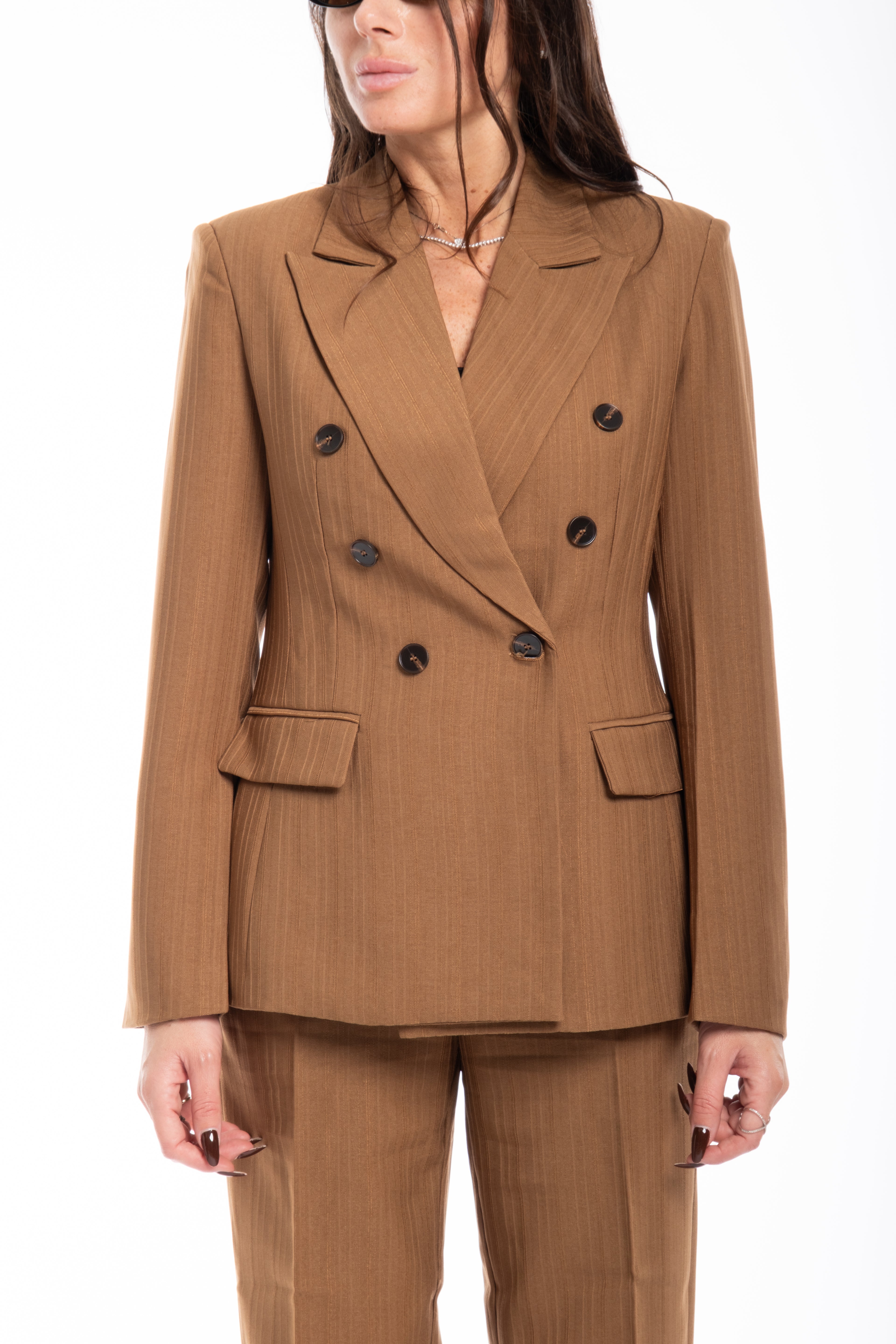 Tailleur cavallerizza camel
