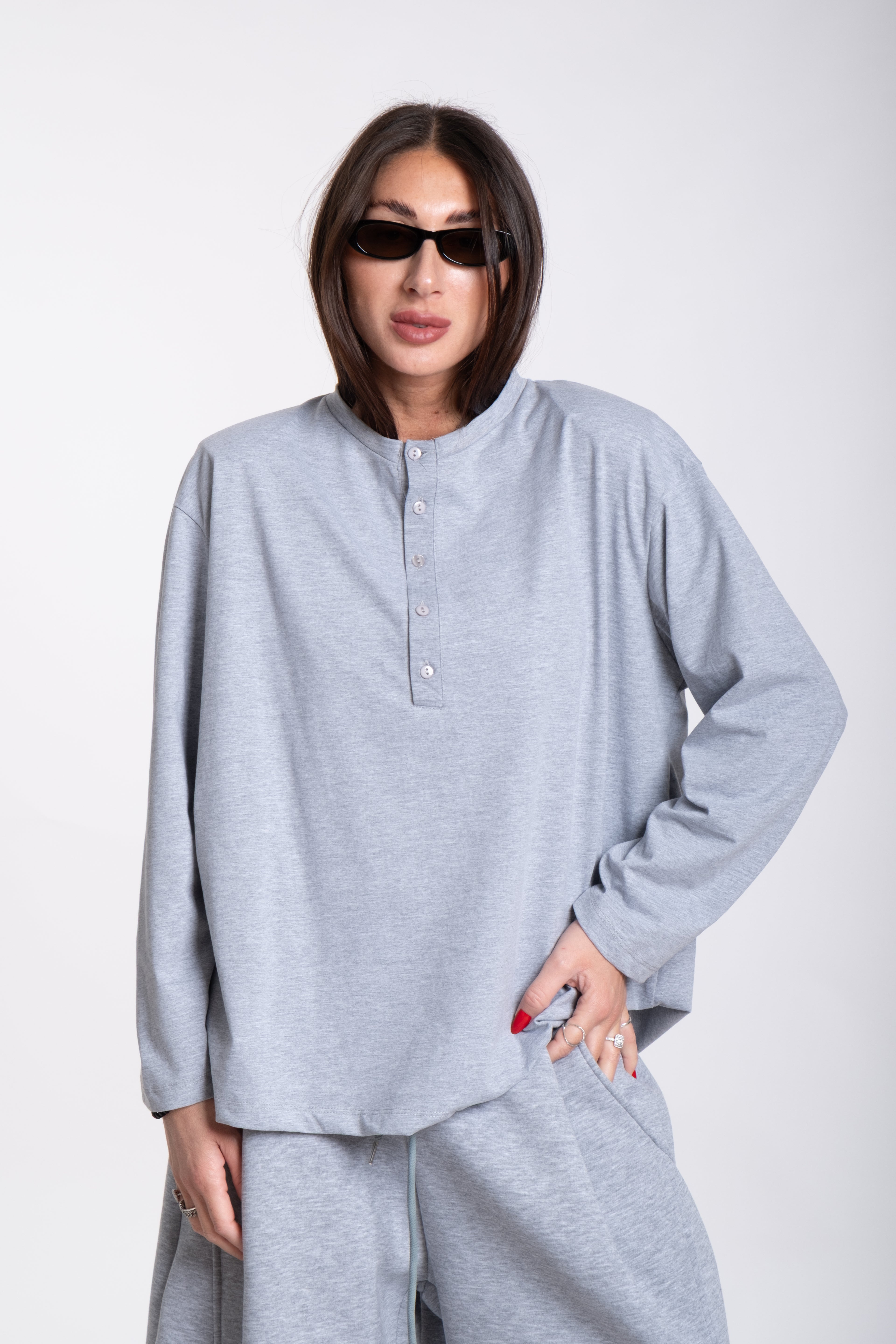 Maglia serafina grigio chiaro