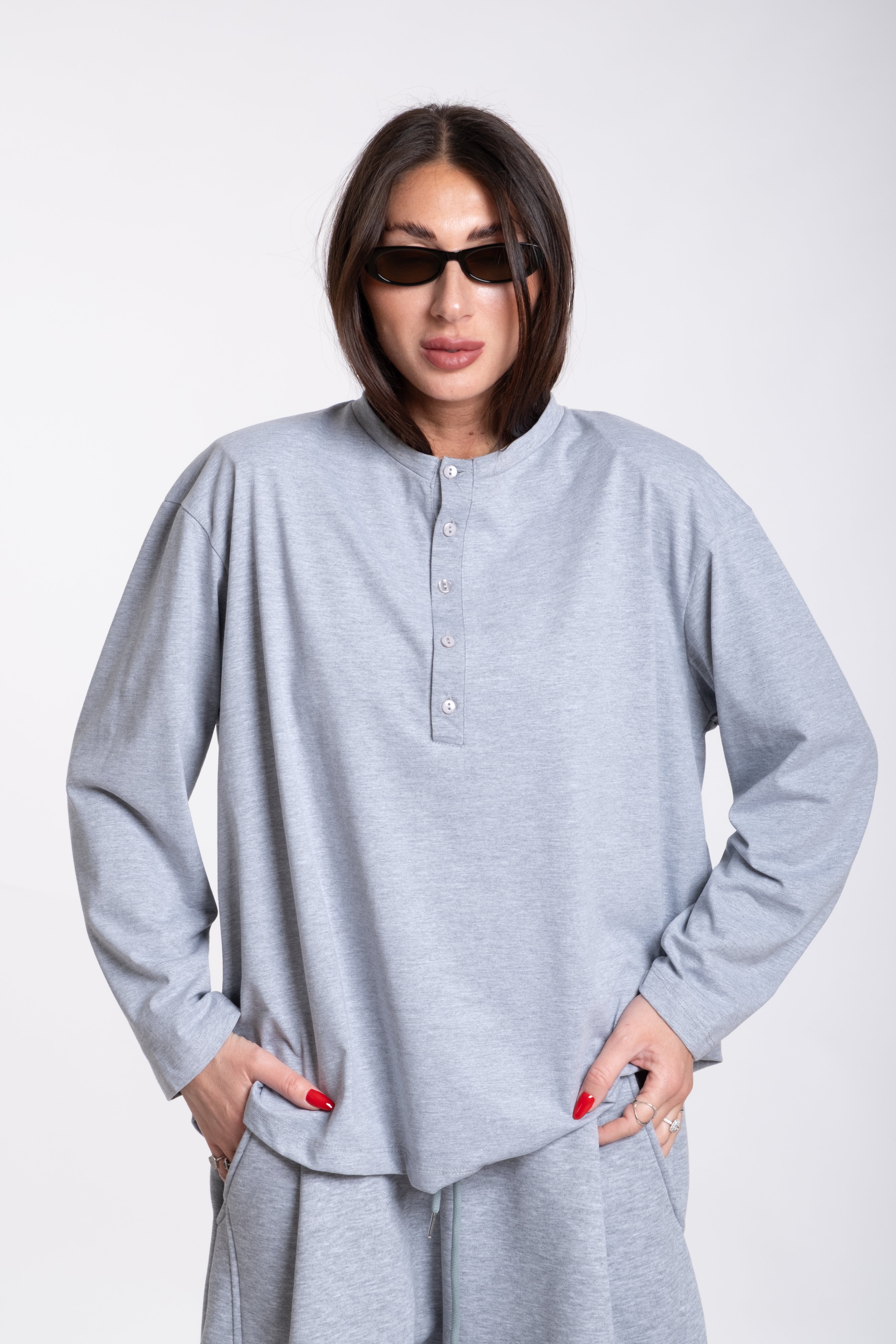 Maglia serafina grigio chiaro