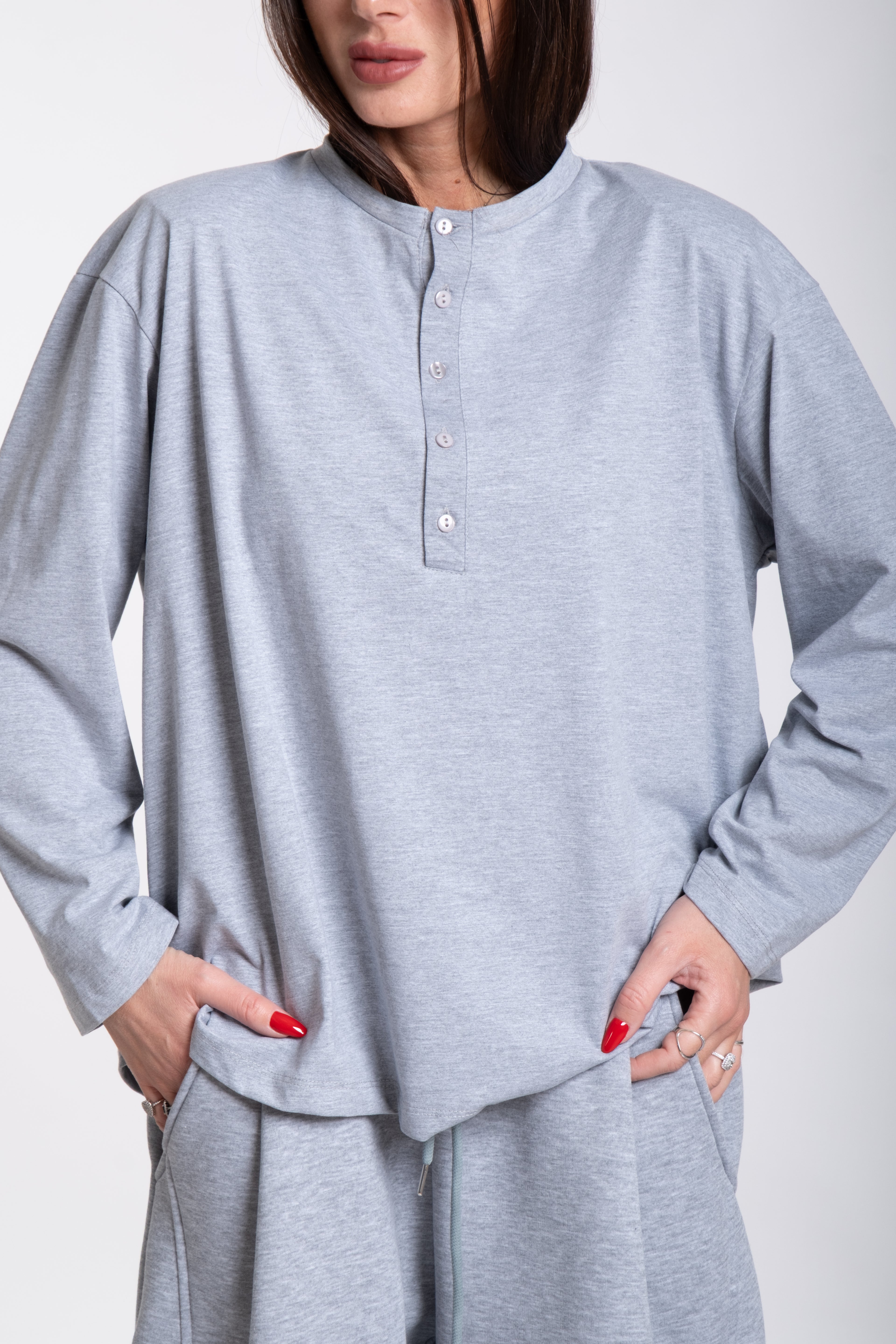 Maglia serafina grigio chiaro