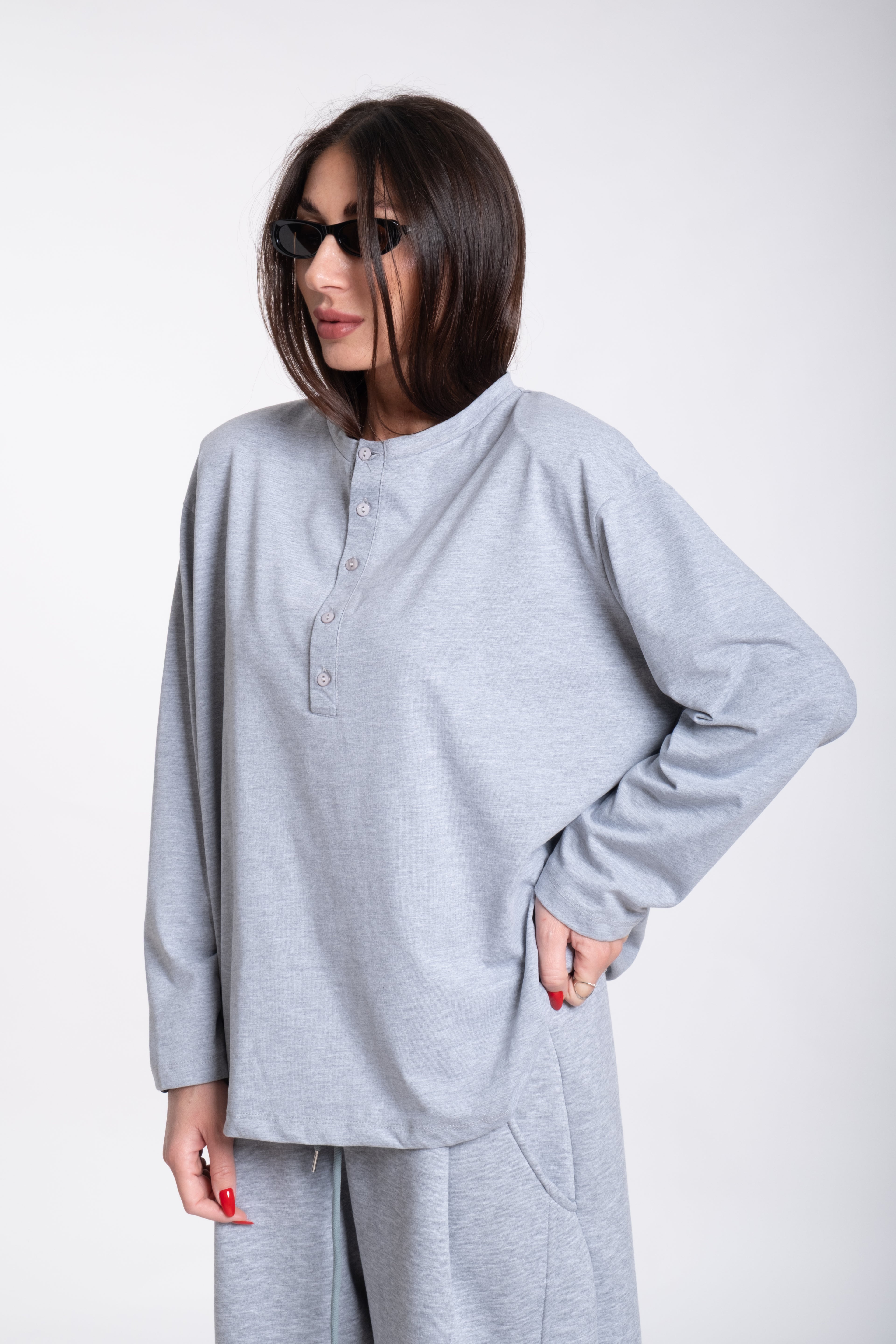 Maglia serafina grigio chiaro