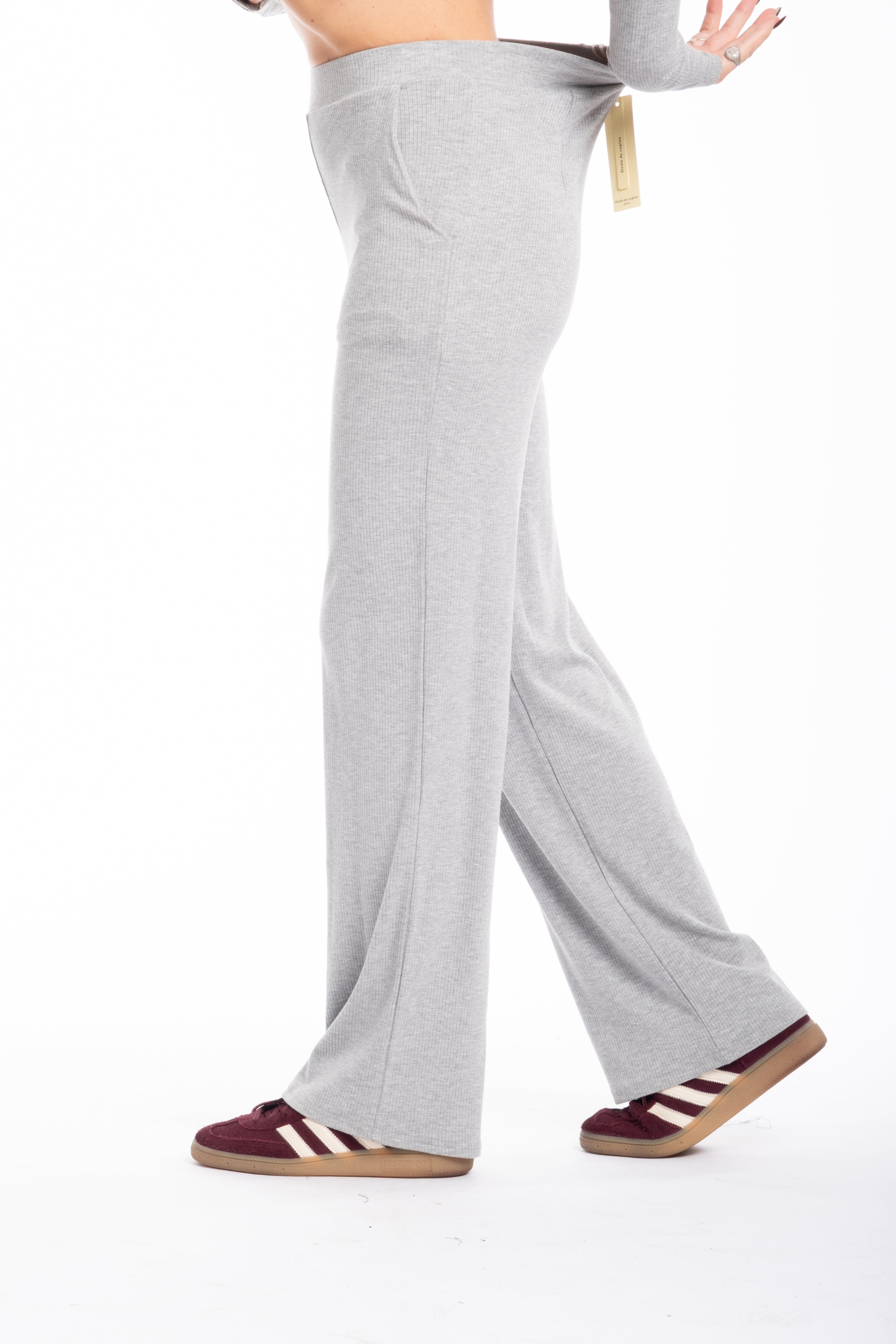 Coordinato costine grigio
