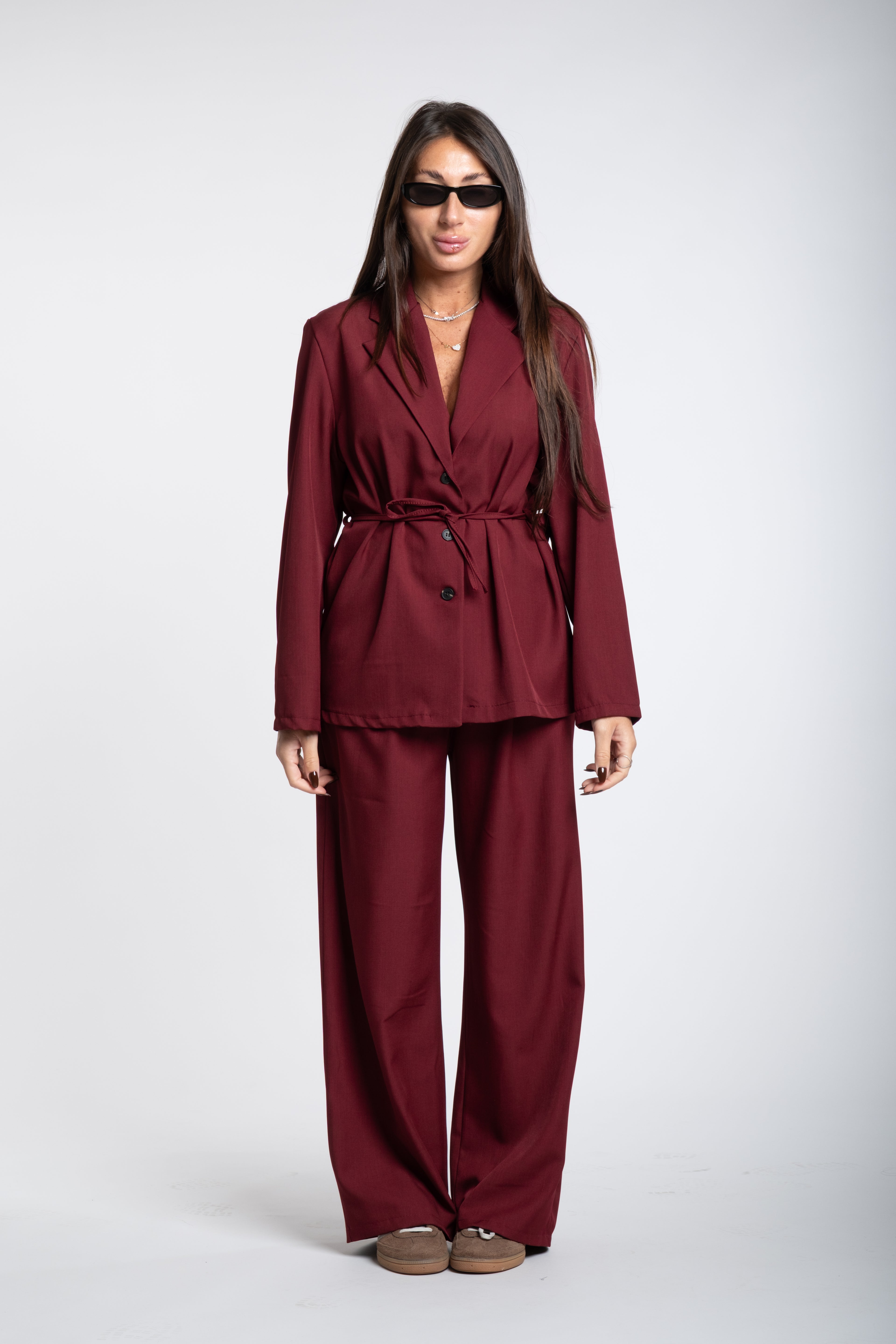 Coordinato selene bordeaux