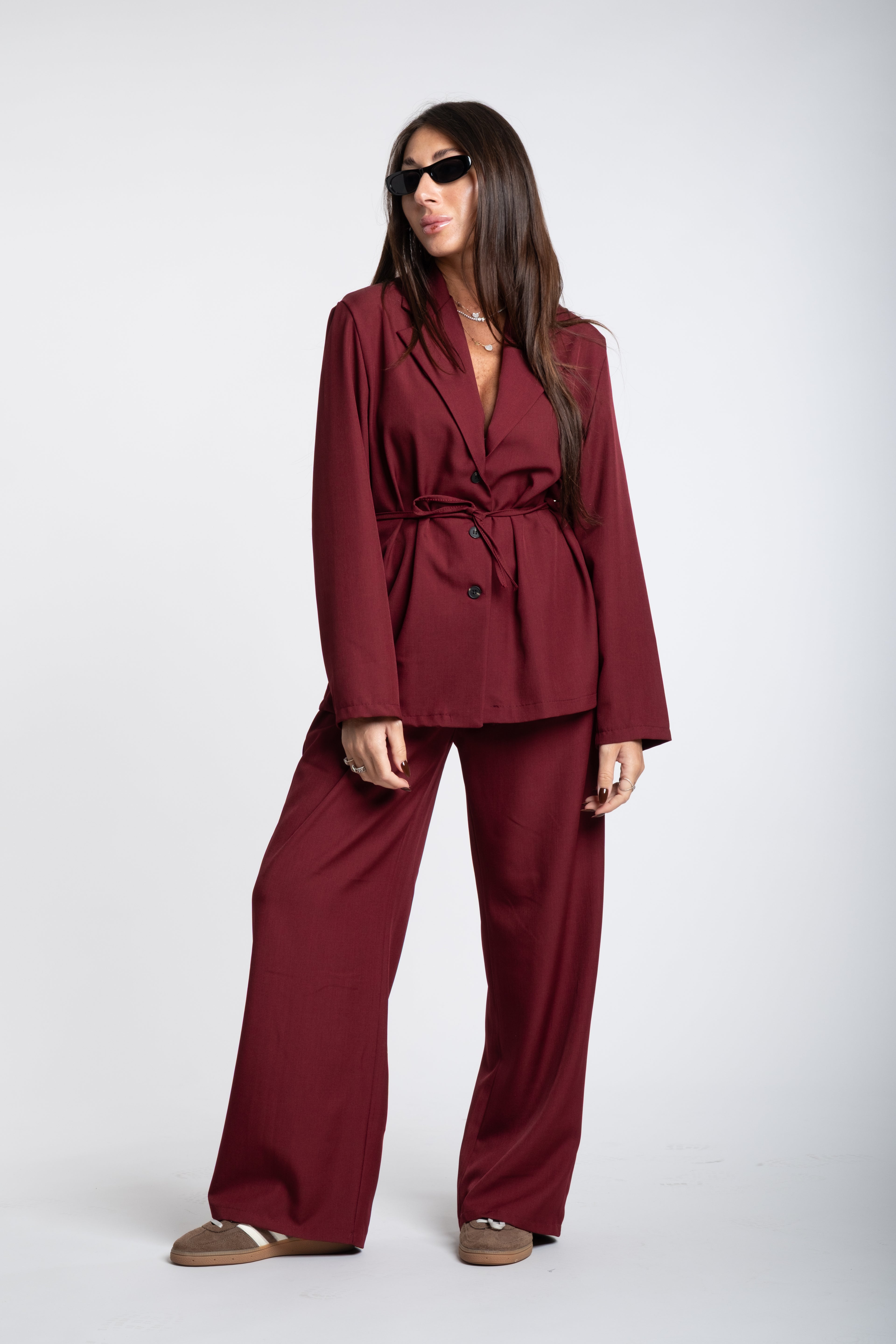 Coordinato selene bordeaux