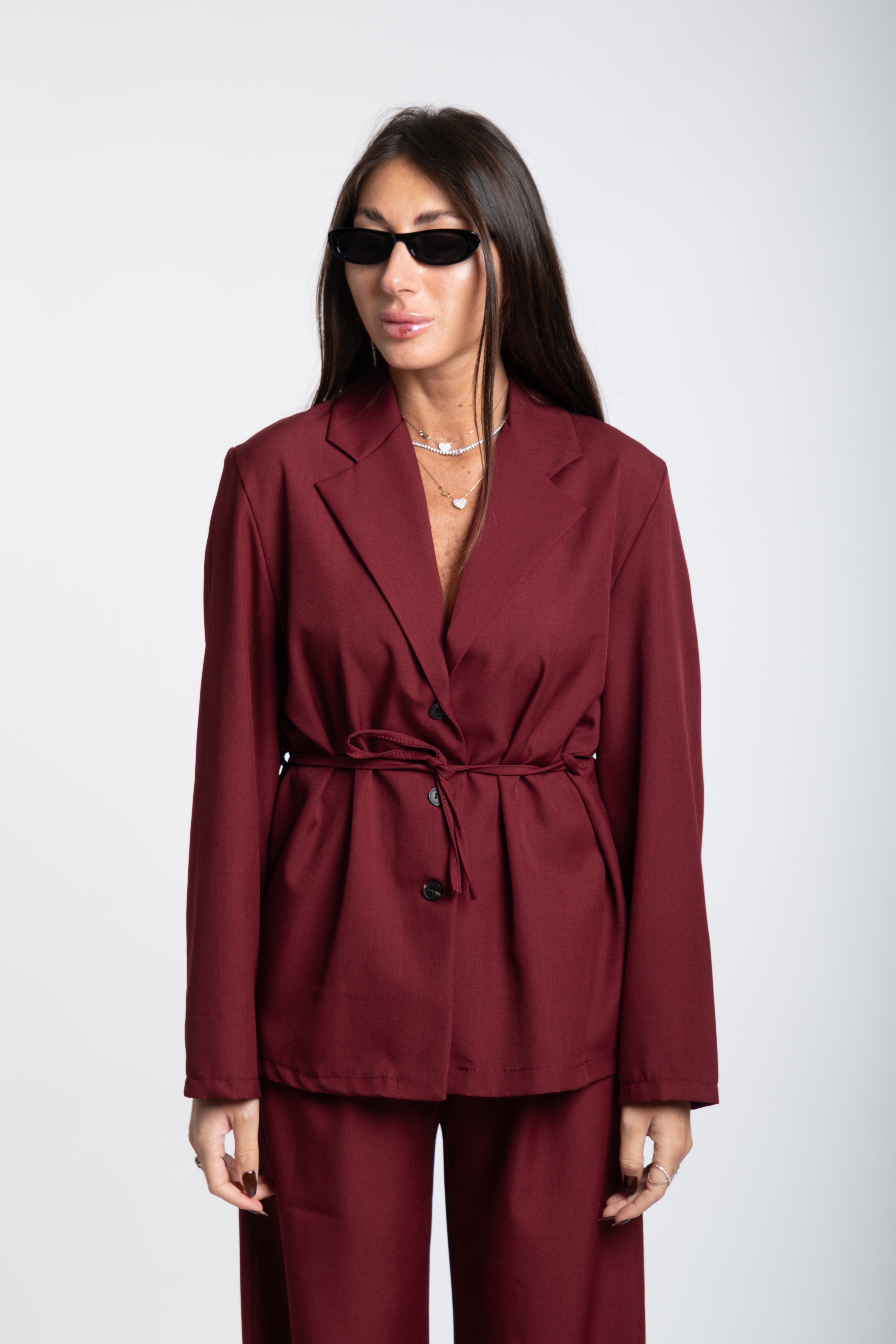 Coordinato selene bordeaux