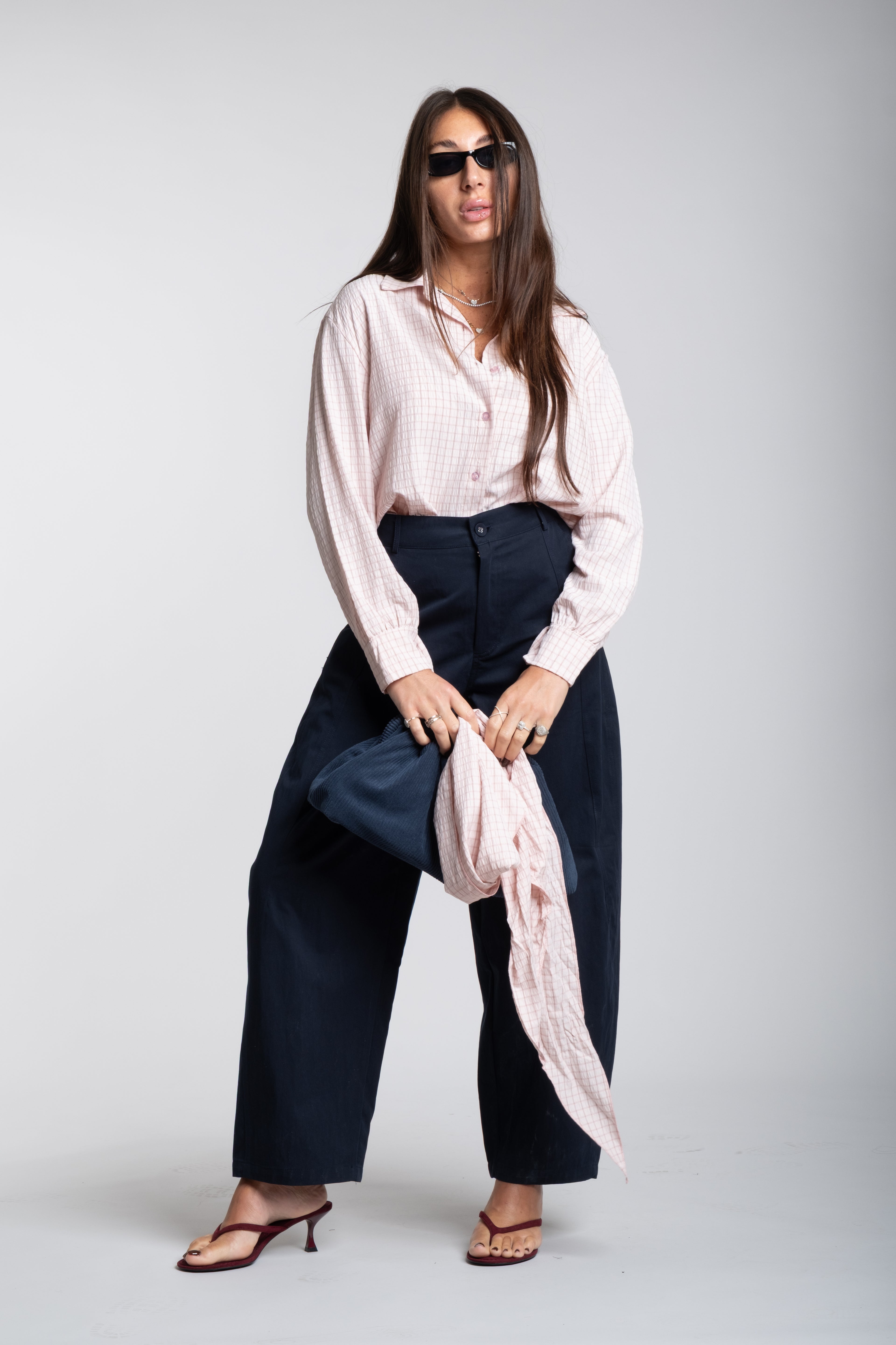 Camicia bandana rosa