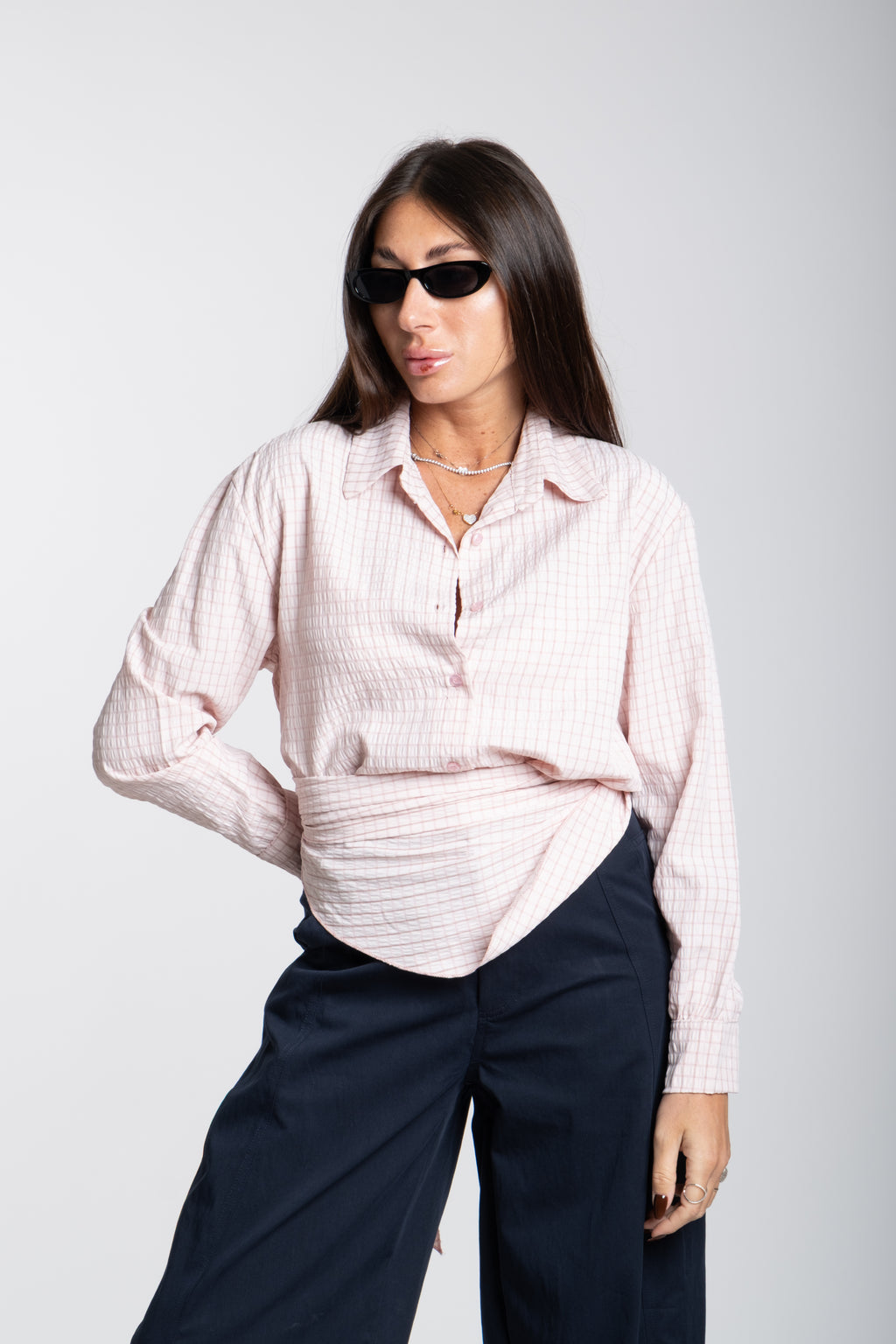 Camicia bandana rosa