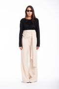 Pantalone elegante beige