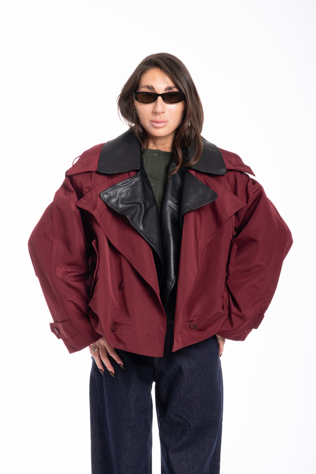 Trench Eleonora bordeaux